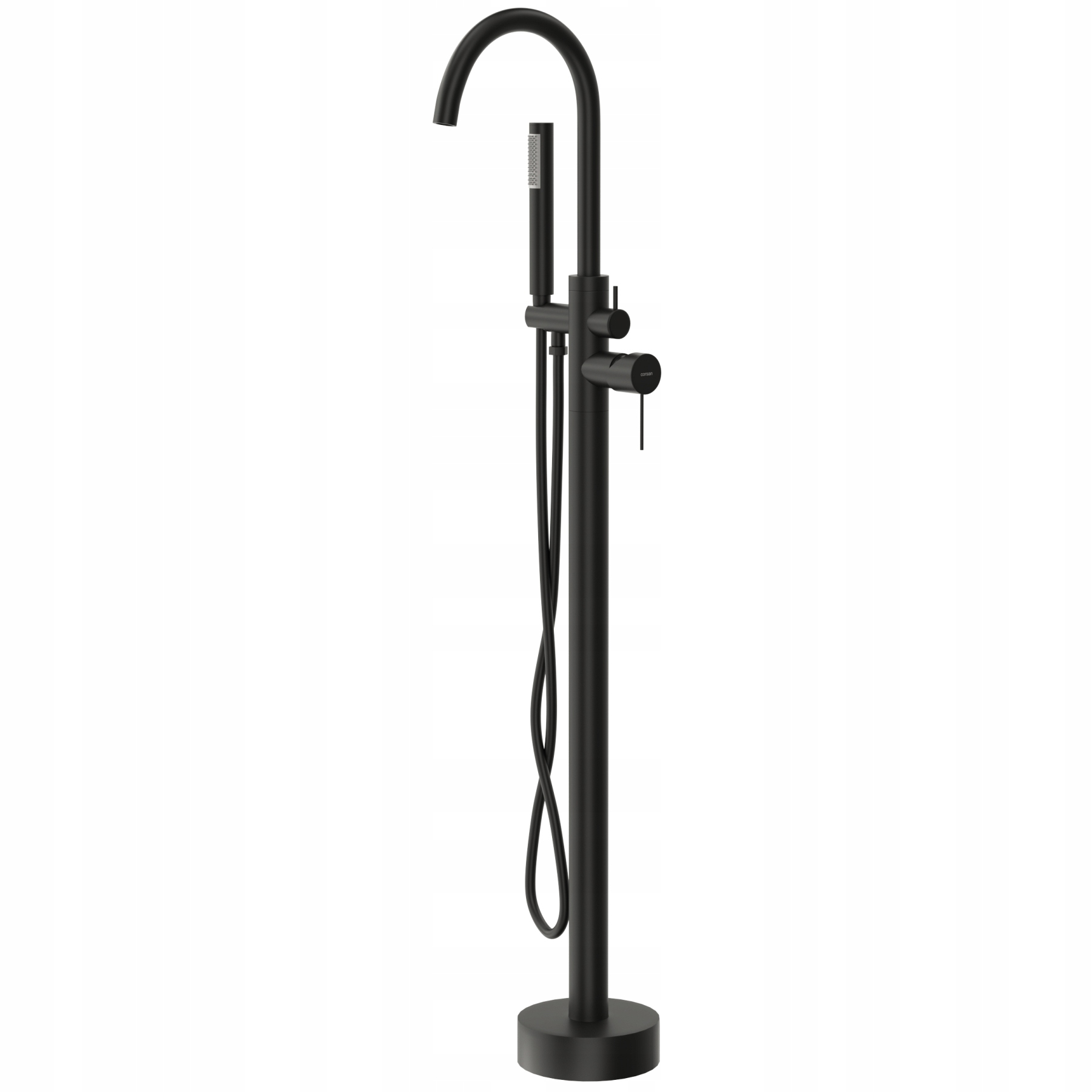 Voľne stojaca vaňová batéria Corsan CMB7535BL Lugo čierna