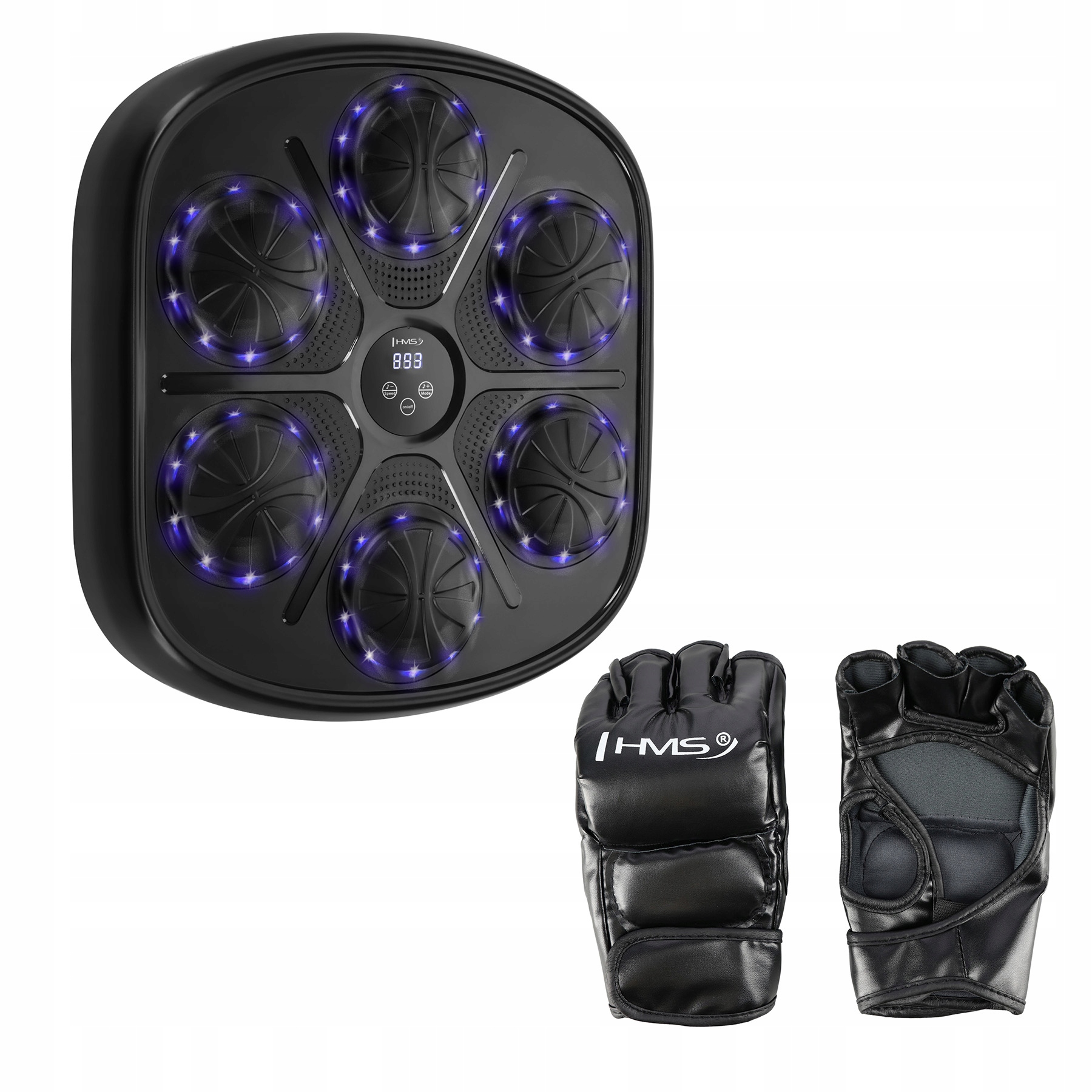 Tarcza bokserska bluetooth muzyczna treningowa boxing rękawice dla dzieci