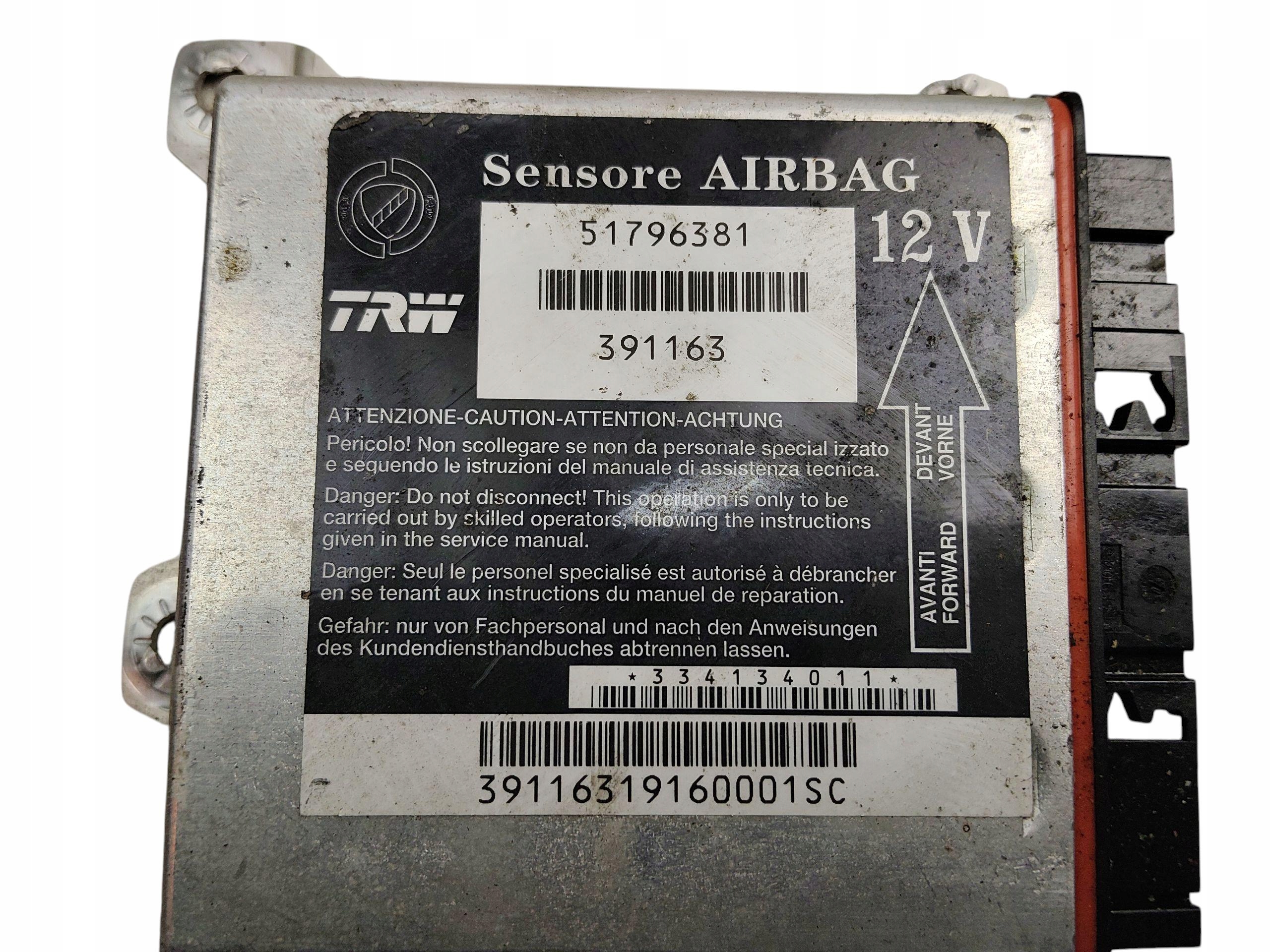 SENSOR modulo airbag FIAT CROMA II (05-07) 51796381