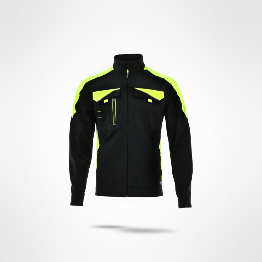 Mikina , Pracovní Bunda Neoflex Sara se žlutými vsadkami vel. 52