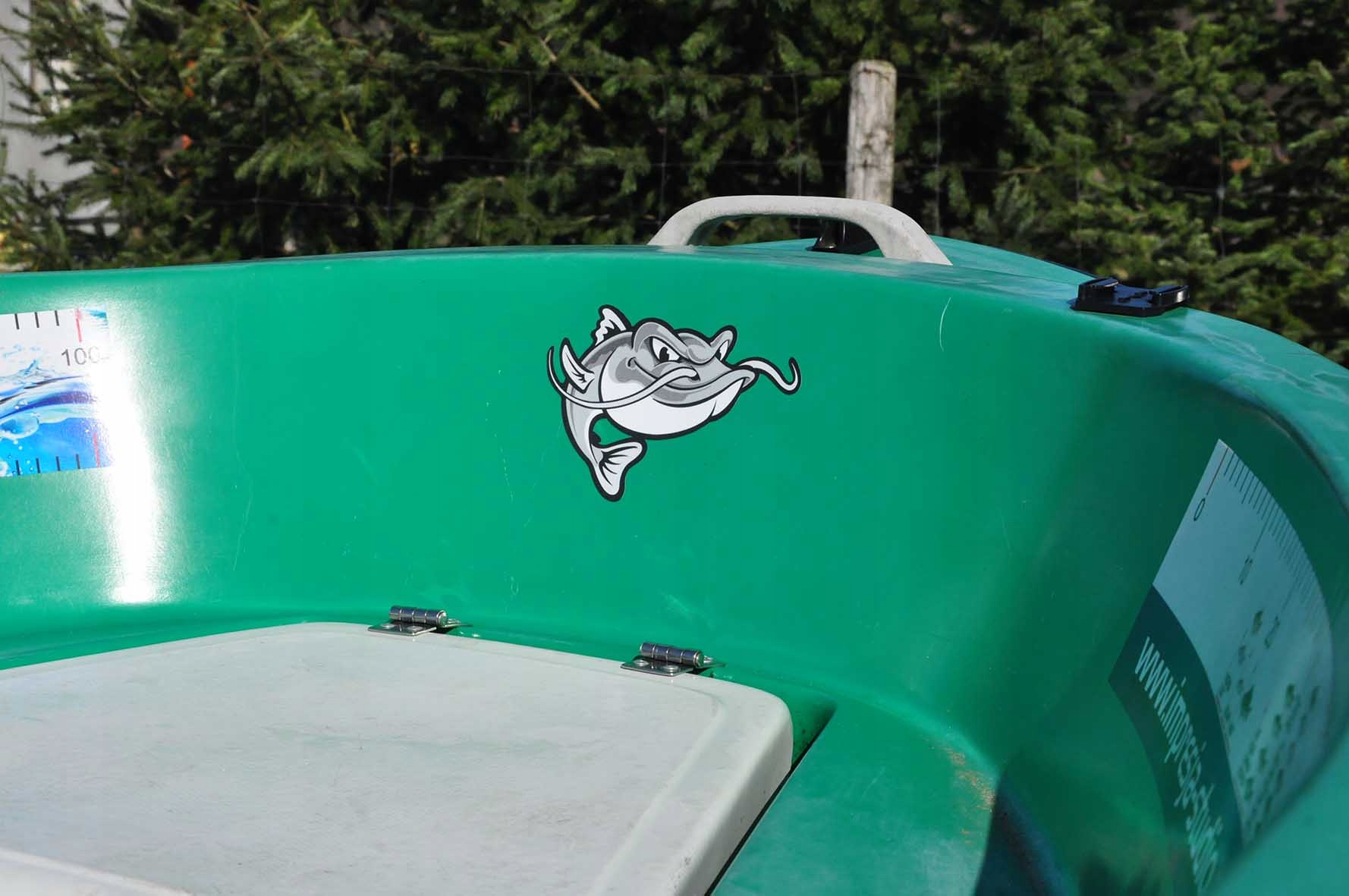 NAKLEJKA WĘDKARSKA RYBA RYBY NA ŁÓDKĘ ŁÓDŹ AUTO Typ mechaniczna