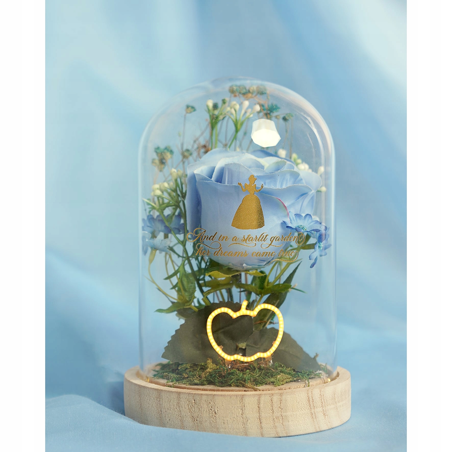 Widdop Disney Princess Popelka Květinový zvon s neonovým světlem