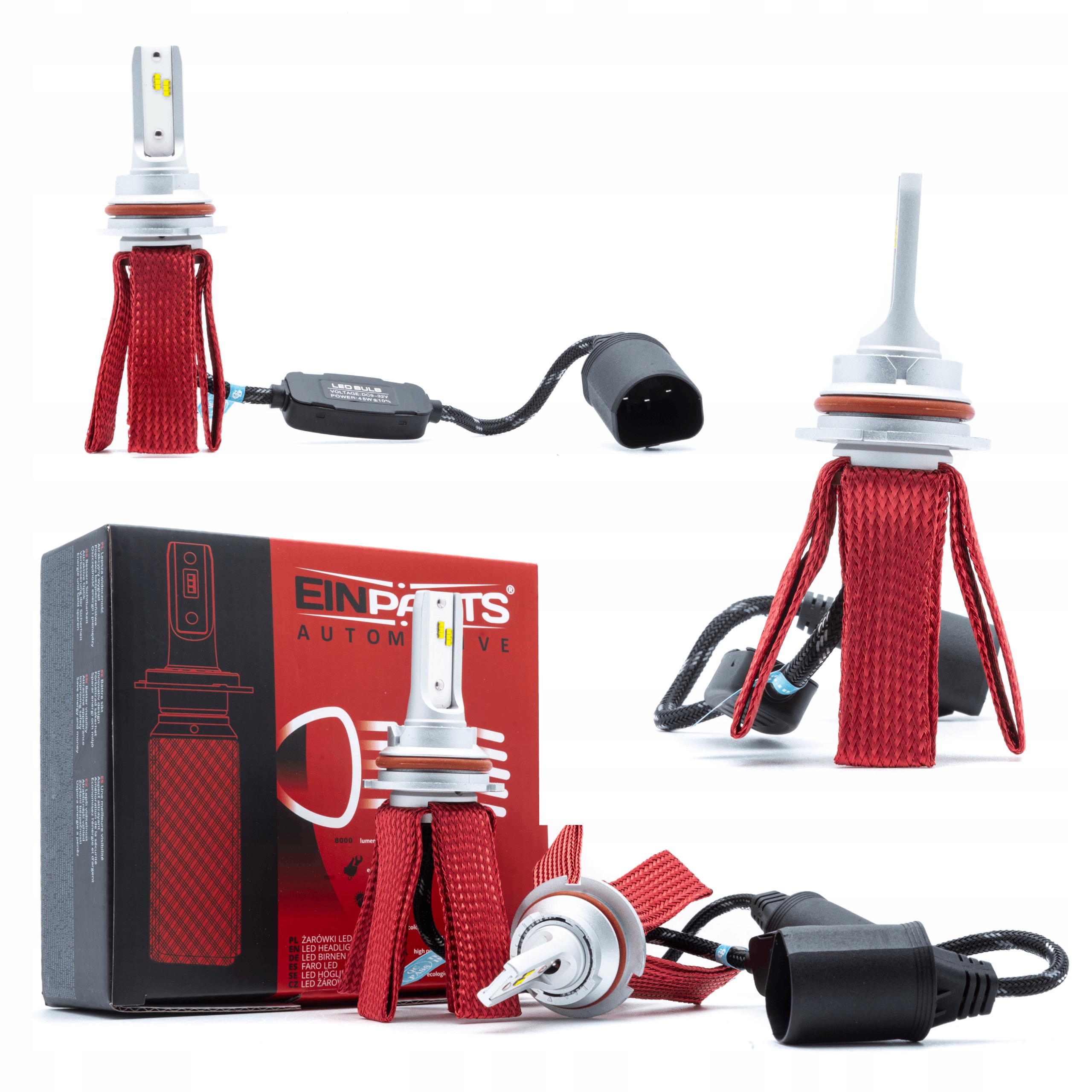 Led Žiarovky Octopus HB5 12V/24V Canbus 6000K Biele