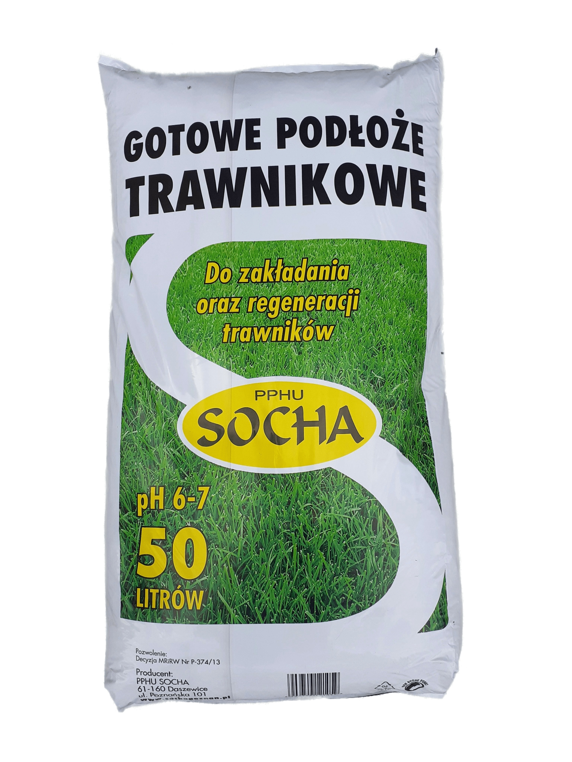 

Podłoże pod trawnik 50L Ziemia Gotowa Mieszanka