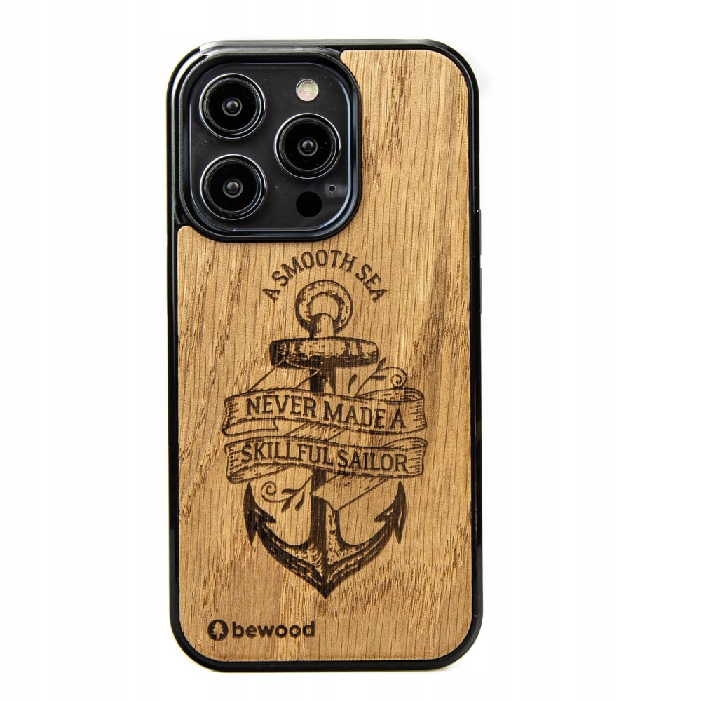 Pouzdro Bewood pro iPhone 15 Pro Kotva Dub