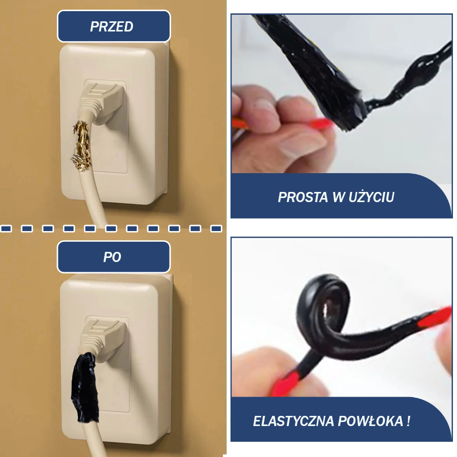 TAŚMA IZOLACYJNA W PŁYNIE 50ml CZARNA WODOODPORNA IZOLACJA PŁYNNA PatFix Kod producenta 50