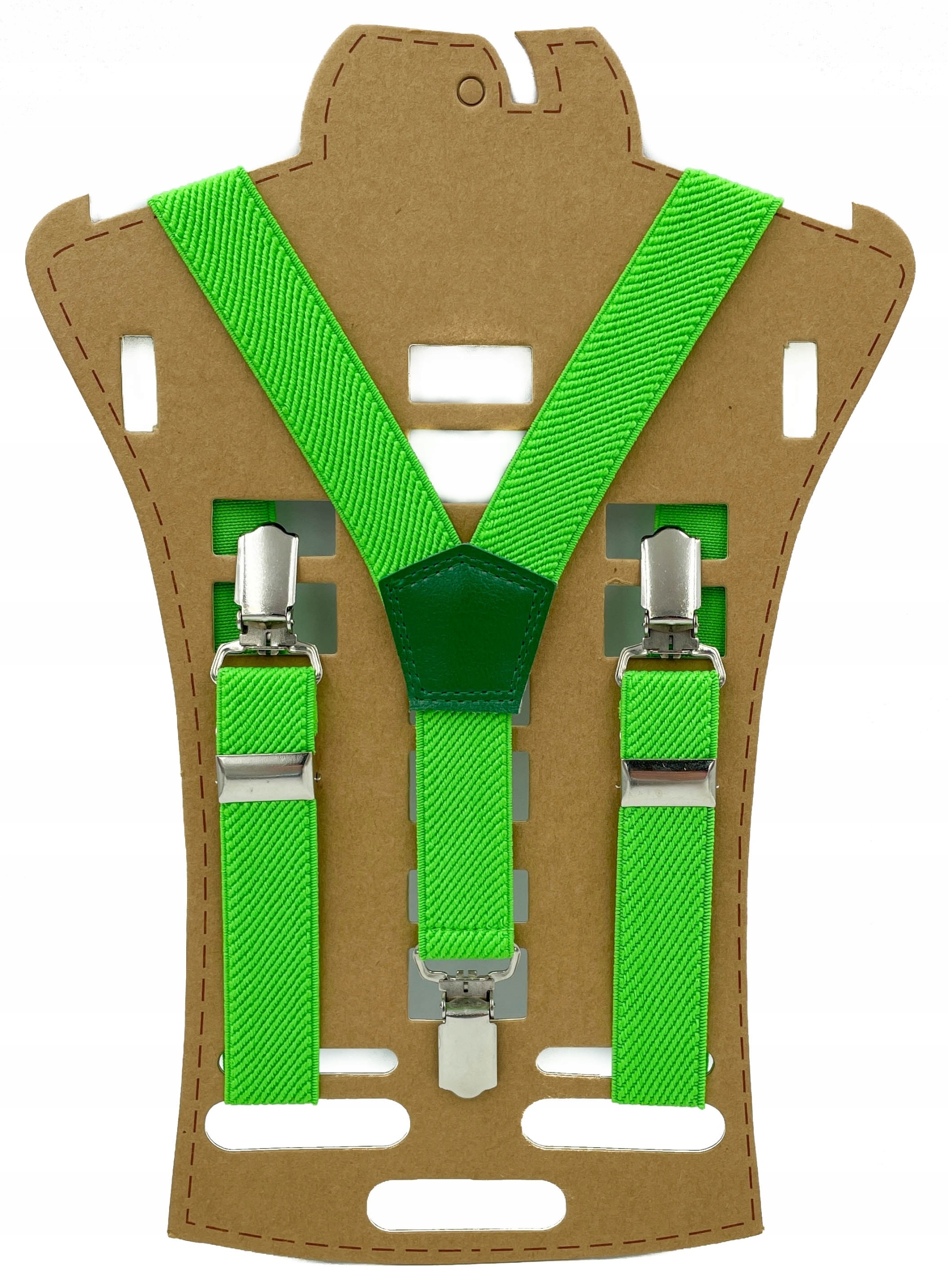 Pistacjowe zielone szelki dziecięce jednokolorowe. Kod producenta Szelki chłopięce - dziecięce