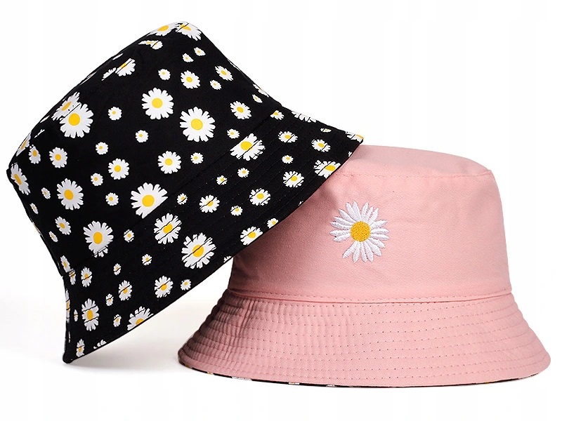 

Kapelusz Rybacki Dwustronny Bucket Hat różowy