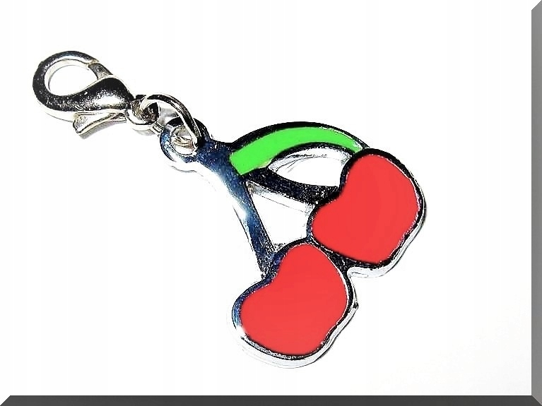 

Metalowa Zawieszka Charms Czereśnie Wiśnie 02.