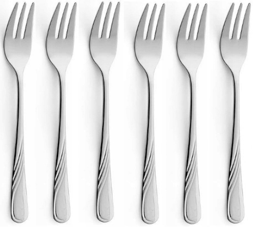 AMEFA HELMA 60 SZTUĆCE OBIADOWE NIERDZEWNE ZESTAW NA 12 OSÓB WIDELCZYKI Liczba osób 12