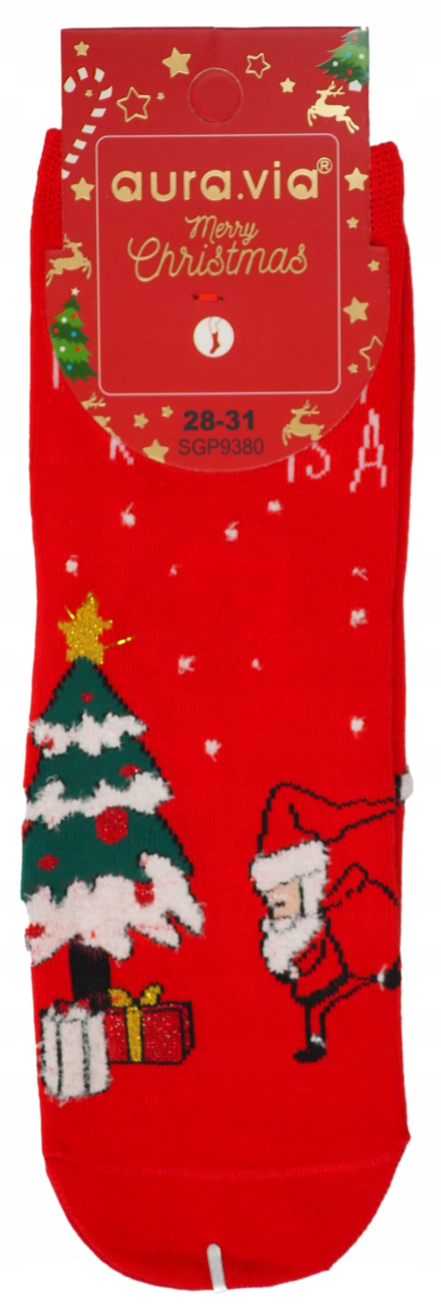 

Skarpety świąteczne dziecięce 24-27 Aura.via