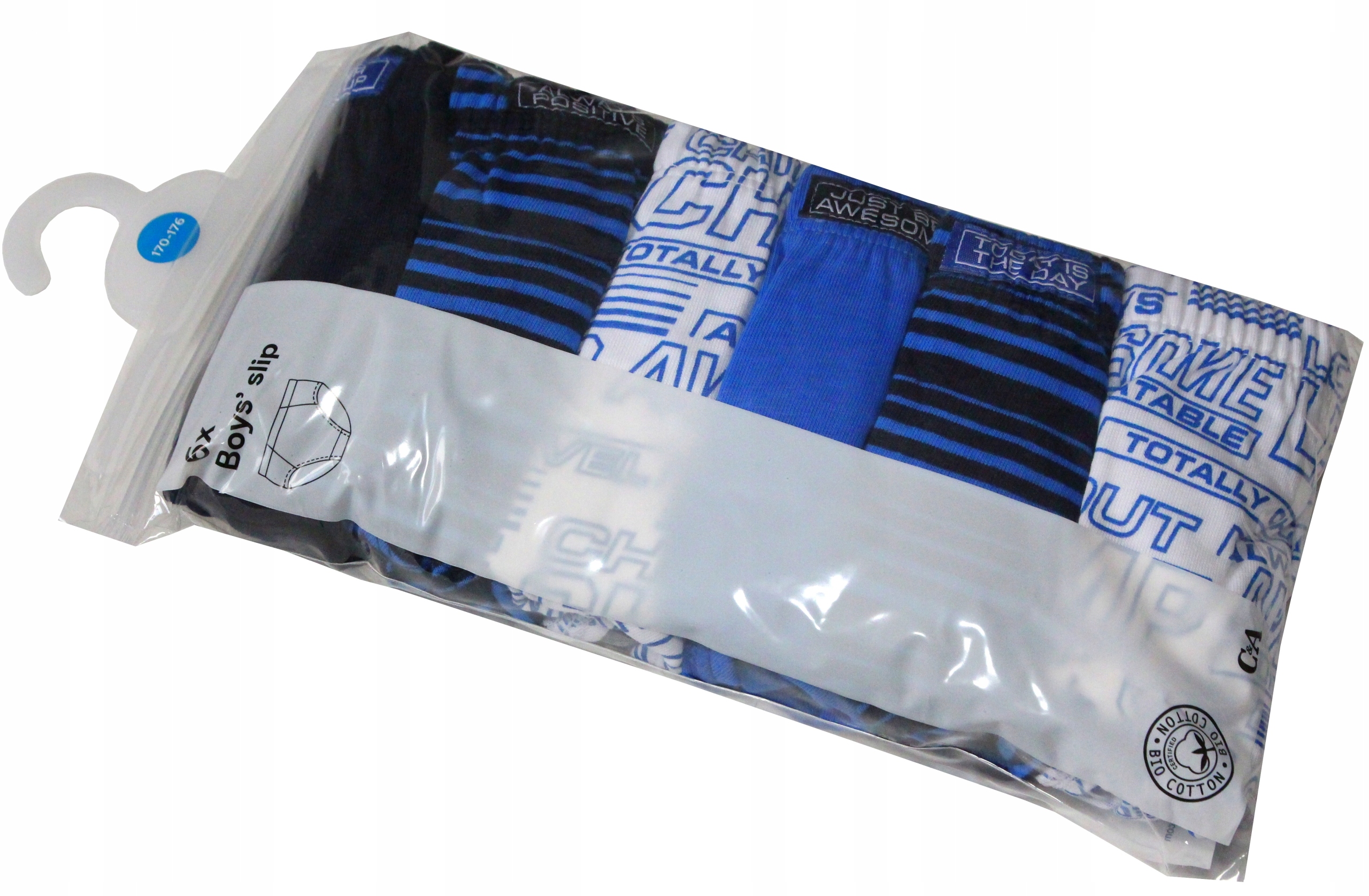 

C&a 6 Pack majtki Slipki mix 170/176
