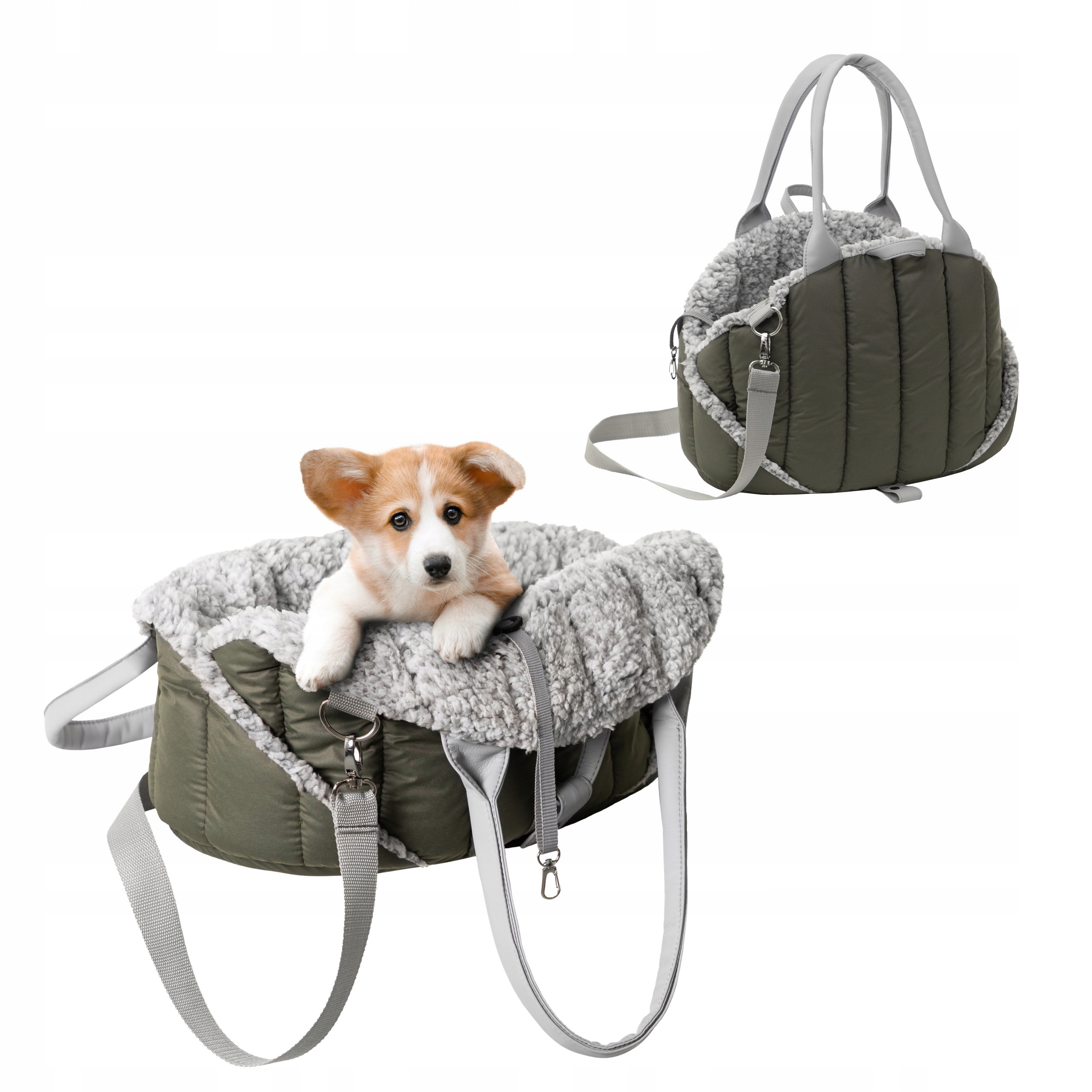 Taška Přepravka Malá pro psa nebo kočku 3v1 pelíšek autosedačka 38x24x28 cm