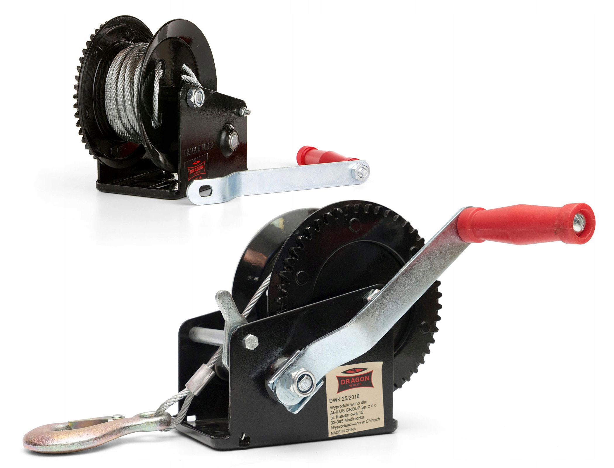 1133 kg Ruční Lanový Naviják Klikový Naviják Klika lebiodka přenosná