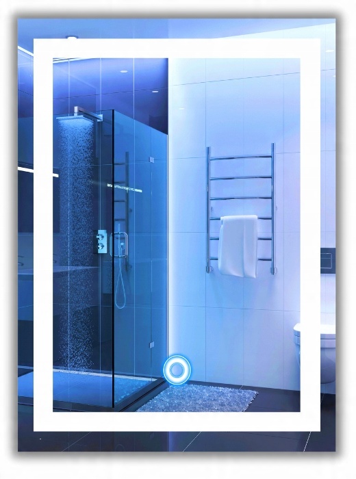 

Lustro Łazienkowe Led 50x60 Podświetlane Włącznik