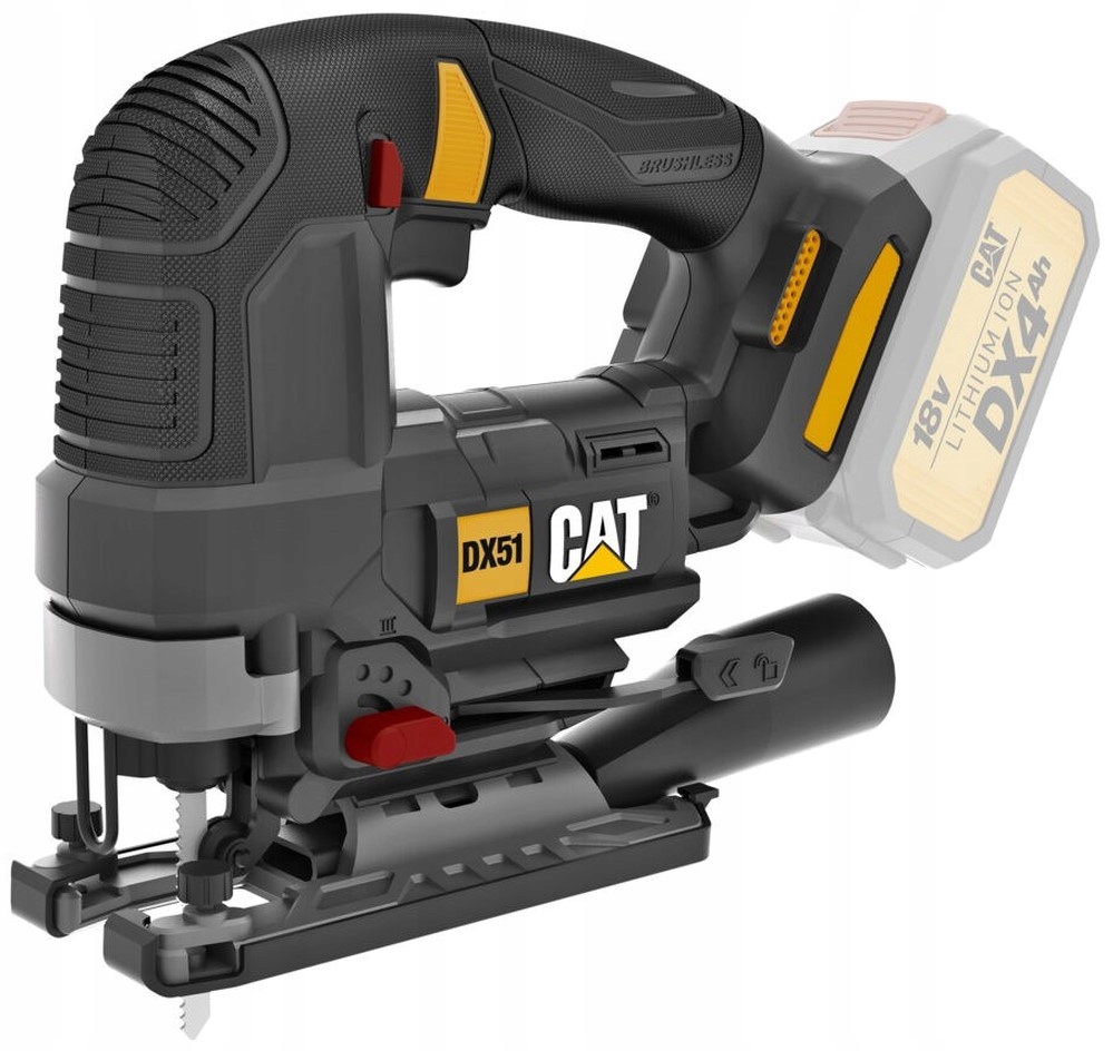 Бесколлекторный аккумуляторный лобзик CAT DX51B