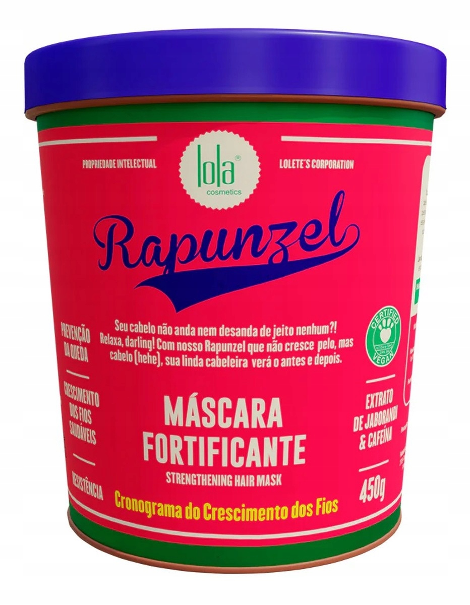 Lola Cosmetics Rapunzel Posilující maska na vlasy 450 g