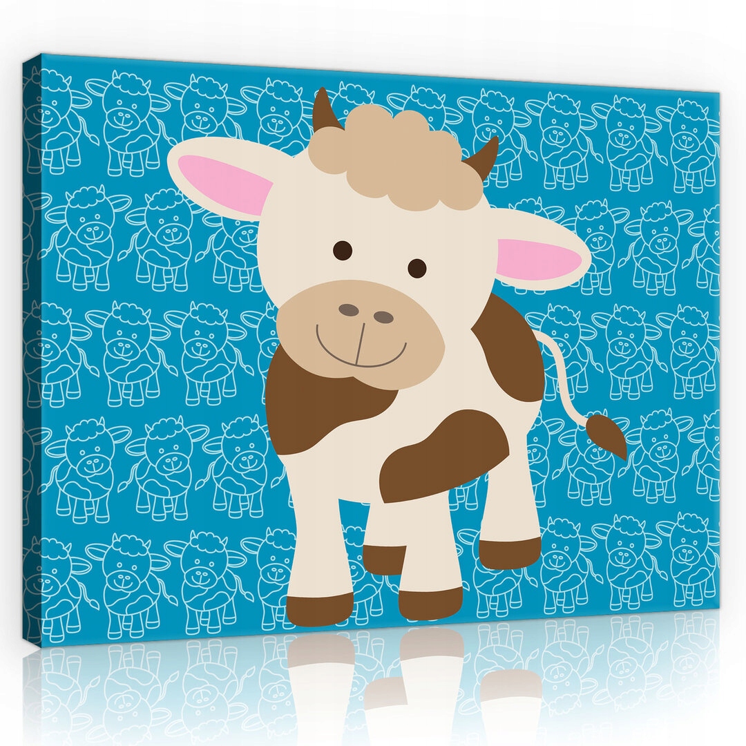 Obraz Na Plátně Canvas 80x60 Kráva Kravička