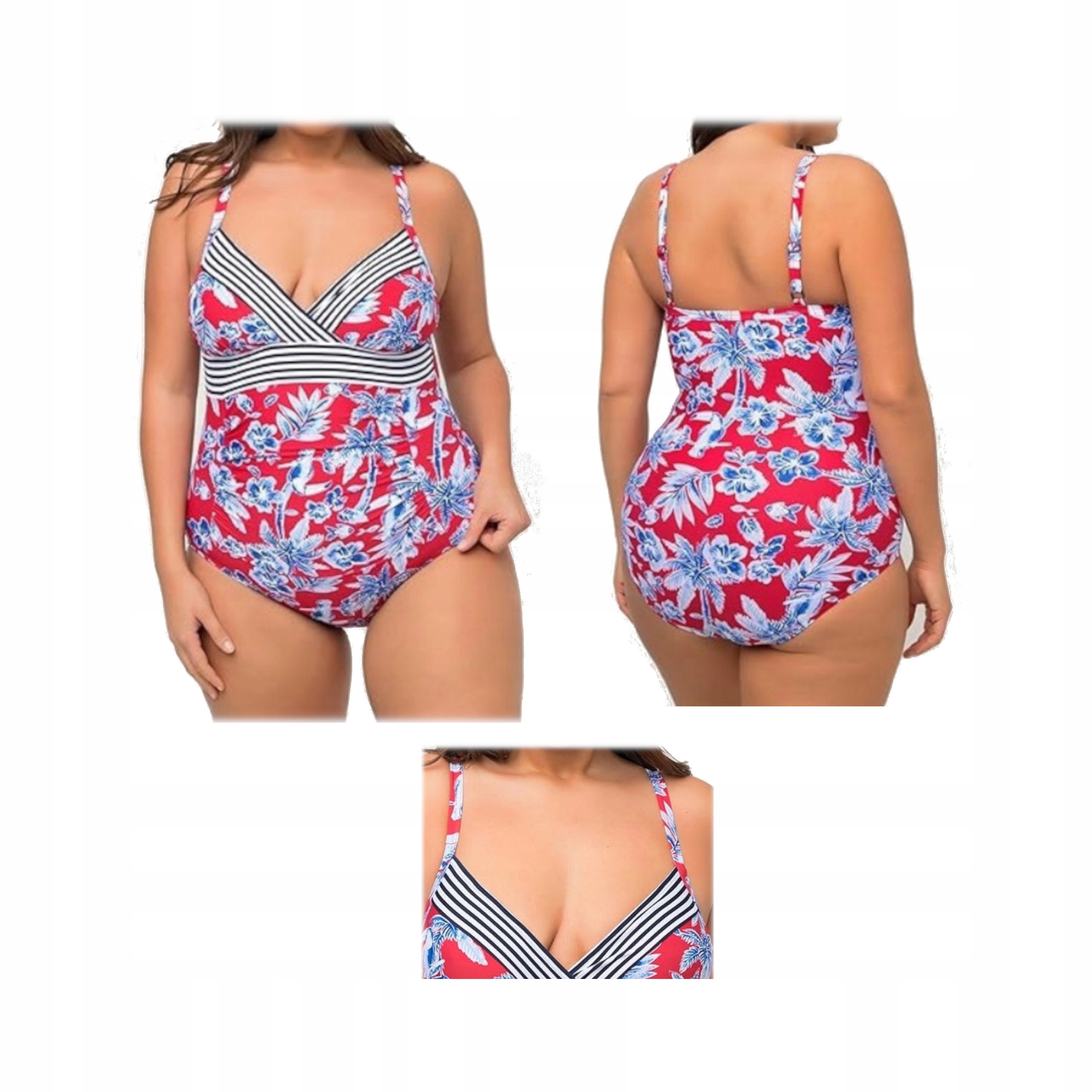 Dámské Jednodílné Plavky Ulla Popken 52, Tucan