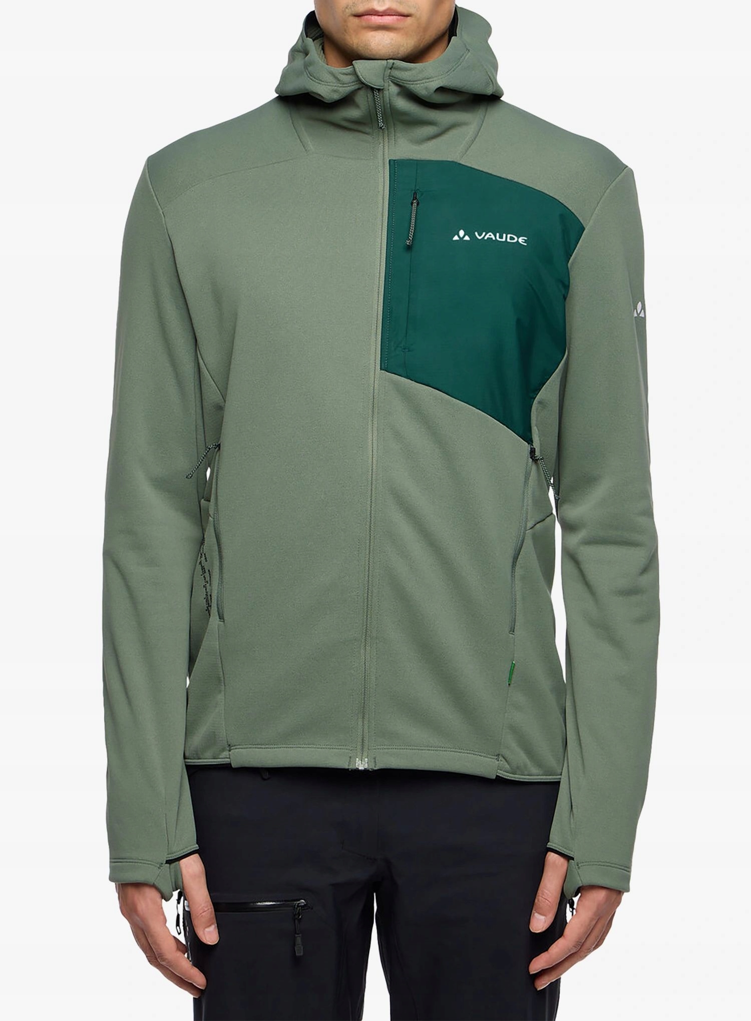 Mikina fleecová Vaude Monviso Fleece Jacket III agave M