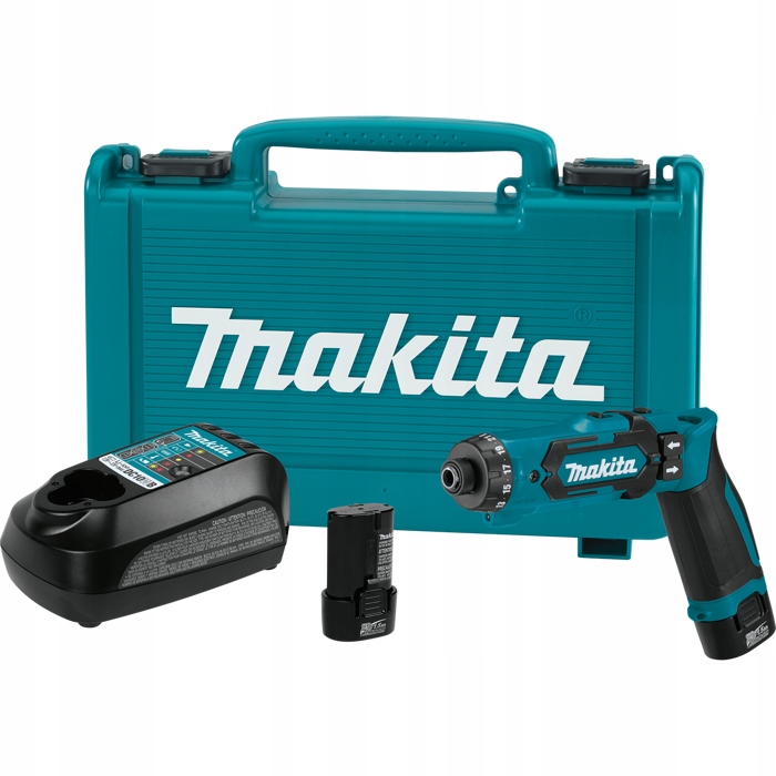 Makita Wiertarko-wkrętarka akumulatorowa 7,2V 2x1,5Ah DF012DSE Sprzęgło