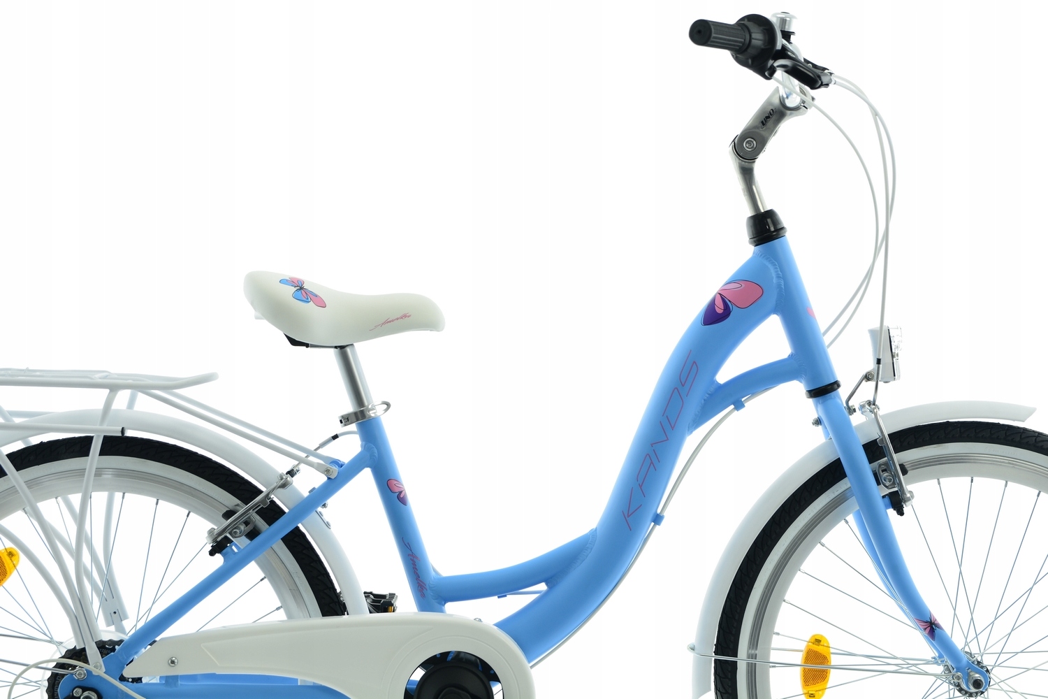 Rower Kands 24 Amelka r14 cali błękitno-biały mat 2025 Nowość na rynku !!