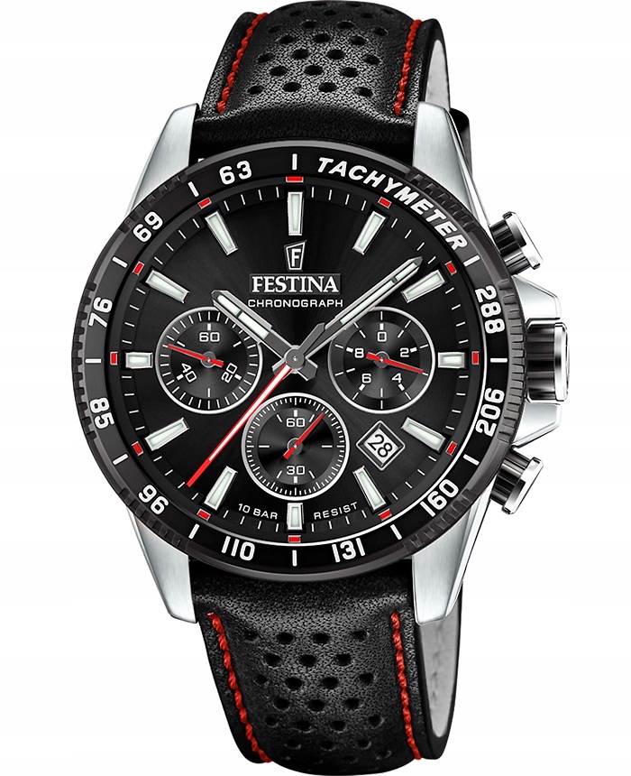 Pánské Hodinky Festina Timeless Chrono F20561/4 45,00 mm 10ATM