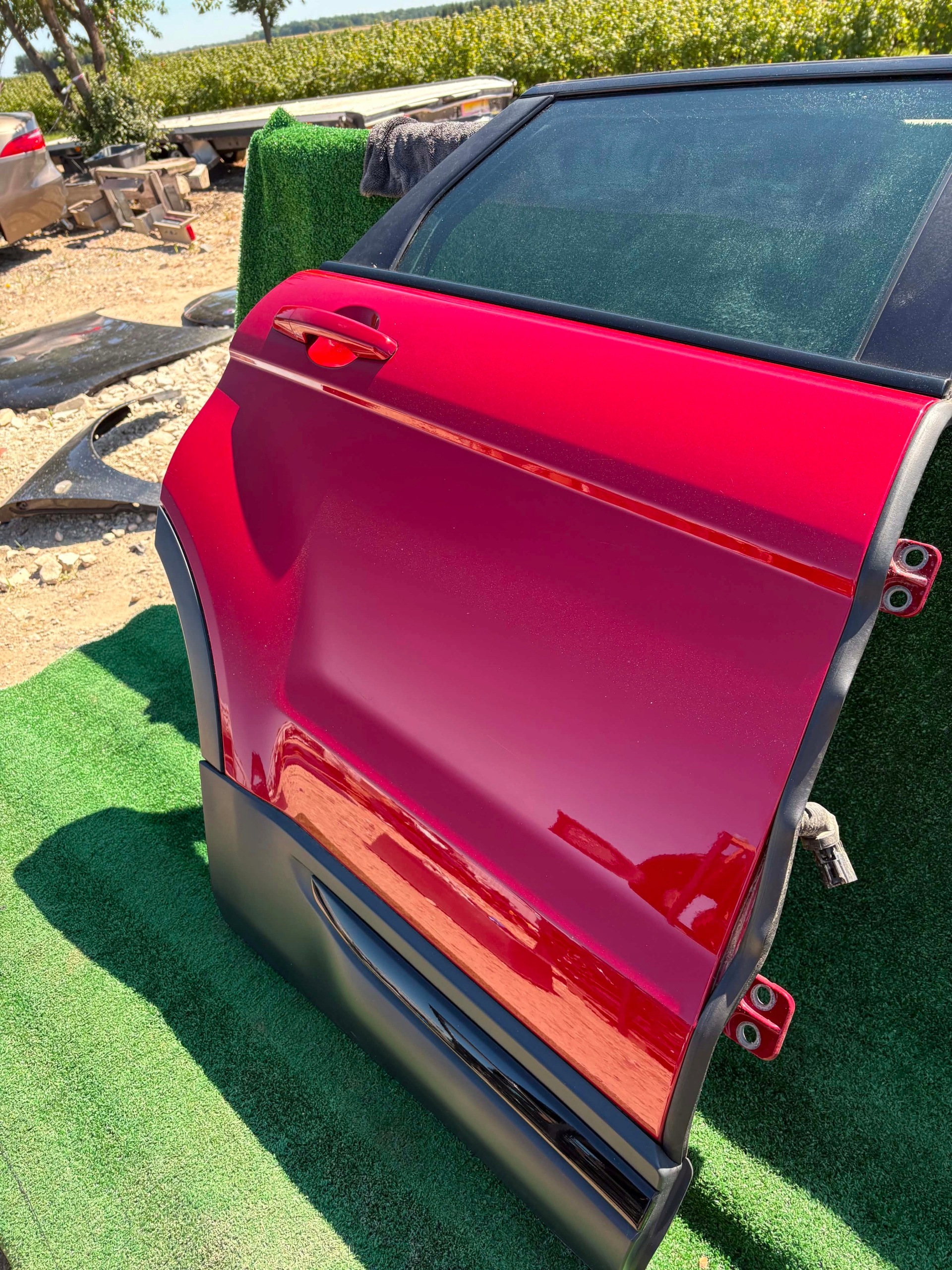 LAND RANGE ROVER EVOQUE L538 door right rear part right rear. colour 868 FIRENZE