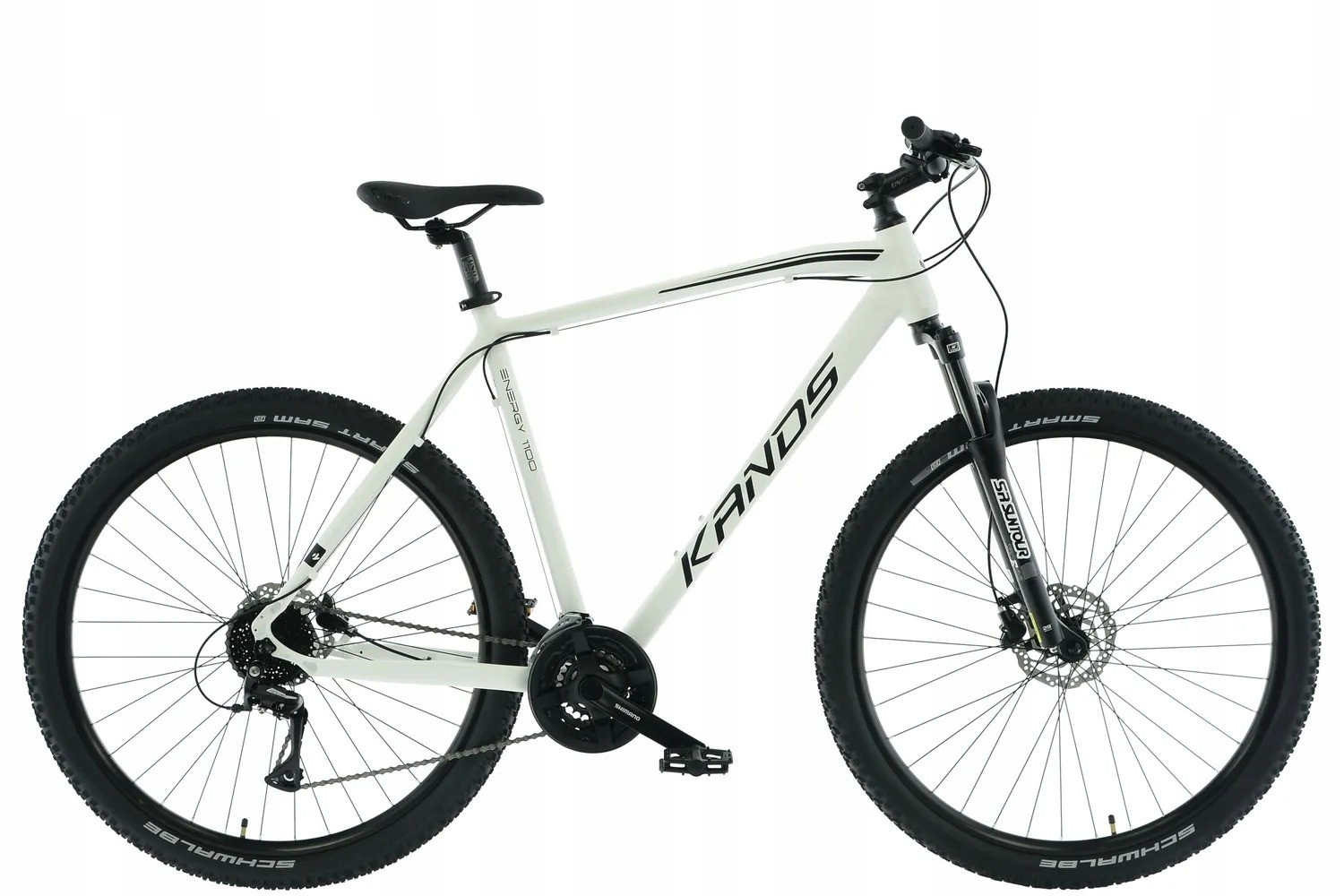 Rower 29" Kands Energy 1100 Acera 3020 3x8 2HT hydr. M19" biały