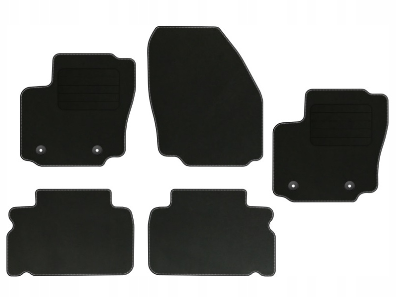 Ford Galaxy II 2006 – 2012 velurové koberce Std 4+1