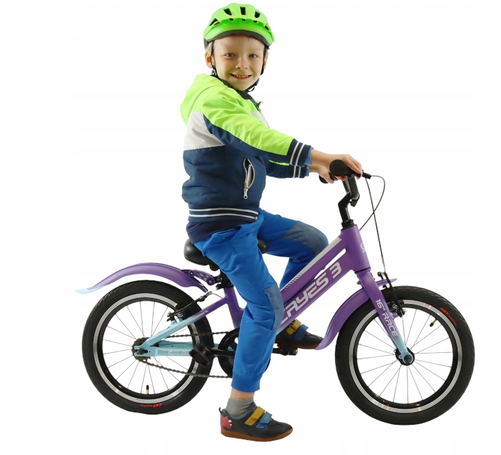 Lekki Aluminiowy Rowerek 16 Cali Dla Chłopca Dziewczynki Cayes 3 +błotniki