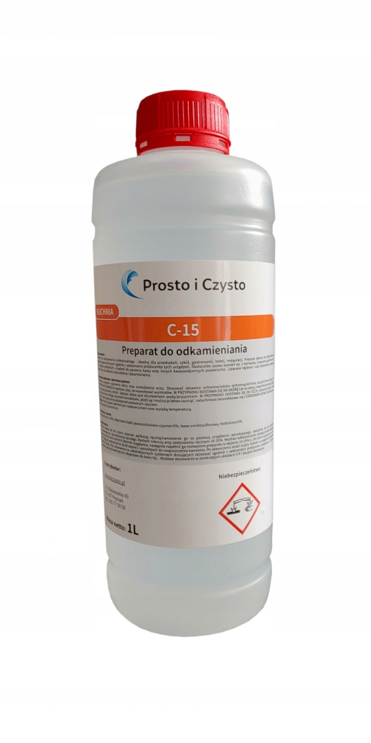 

C-15 Odkamieniacz do ekspresu profesjonalny 1l