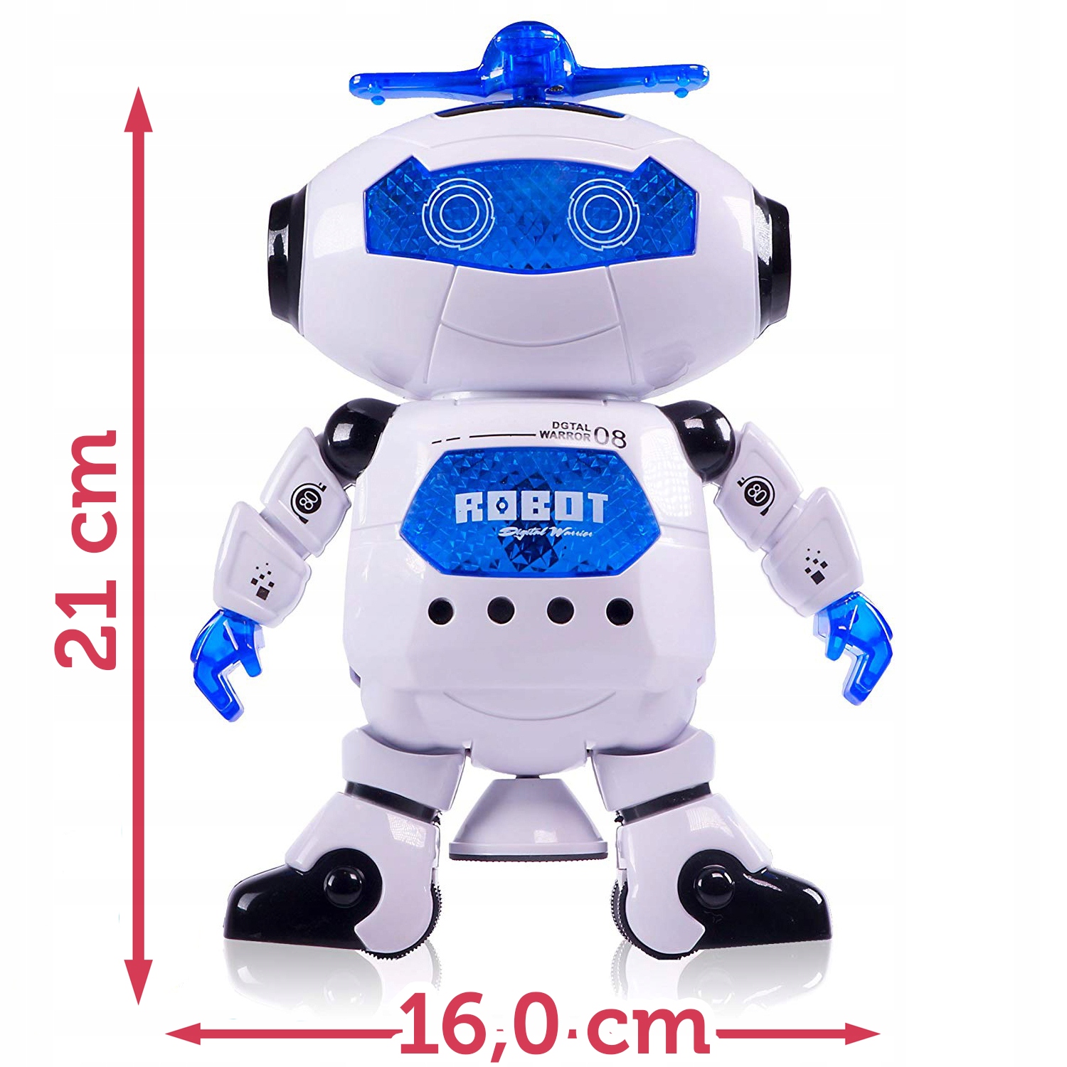 INTERAKTYWNY ROBOT tańczący ANDROID 360 STOPNI Rodzaj do programowania i kodowania
