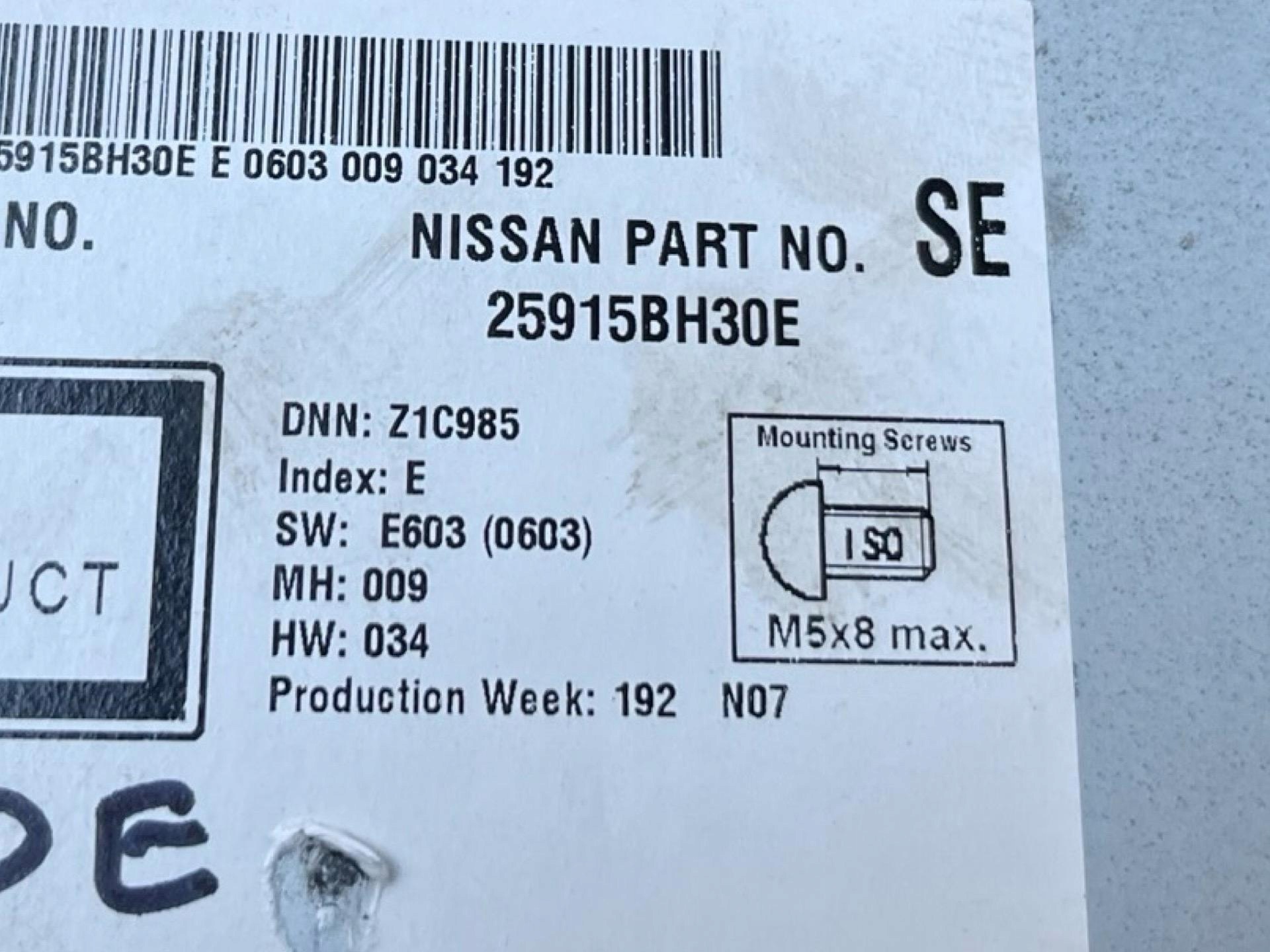 Radio auto Nissan X-Trail T31 facelift 2012 25915BH30E