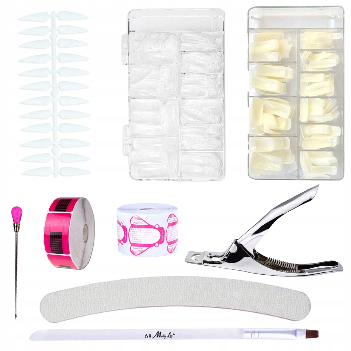 Zestaw budujący żel BABY PINK 45g Claresa tipsy Marka Claresa