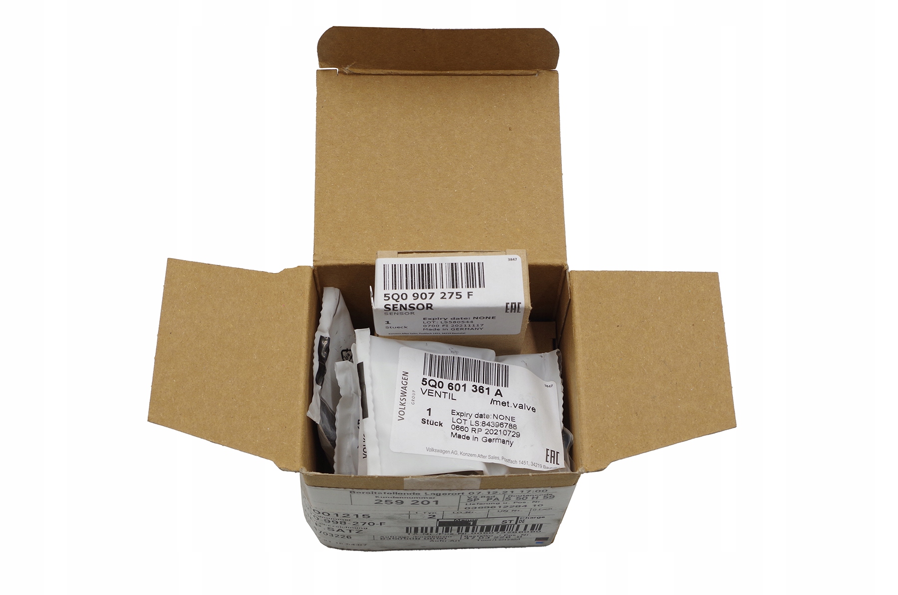 Nowa oryg. czujniki ciśnienia VWAG 5Q0998270F