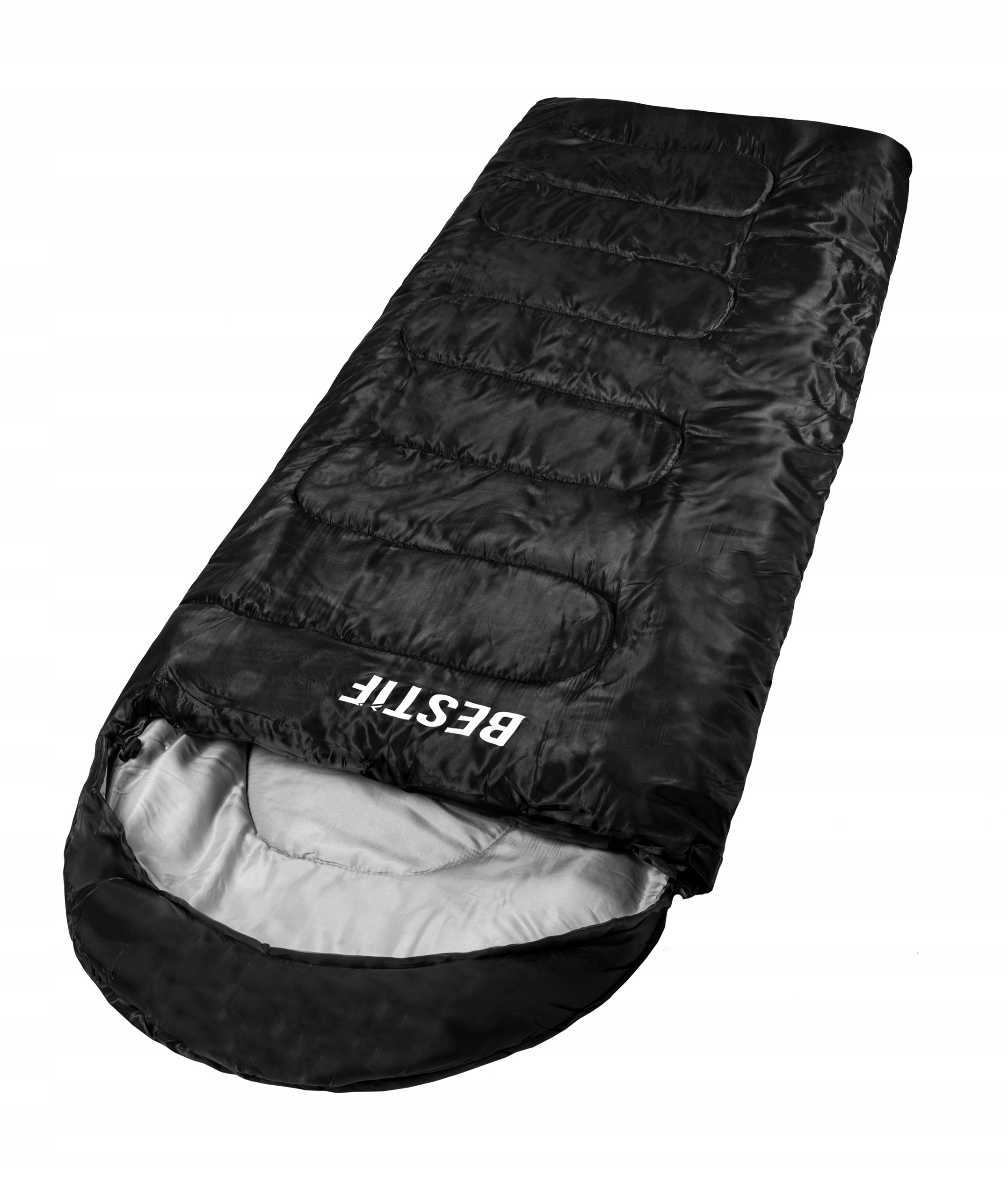 ŚPIWÓR KOŁDRA 2w1 Z KAPTUREM TURYSTYCZNY CIEPŁY BESTIF Marka Bestif