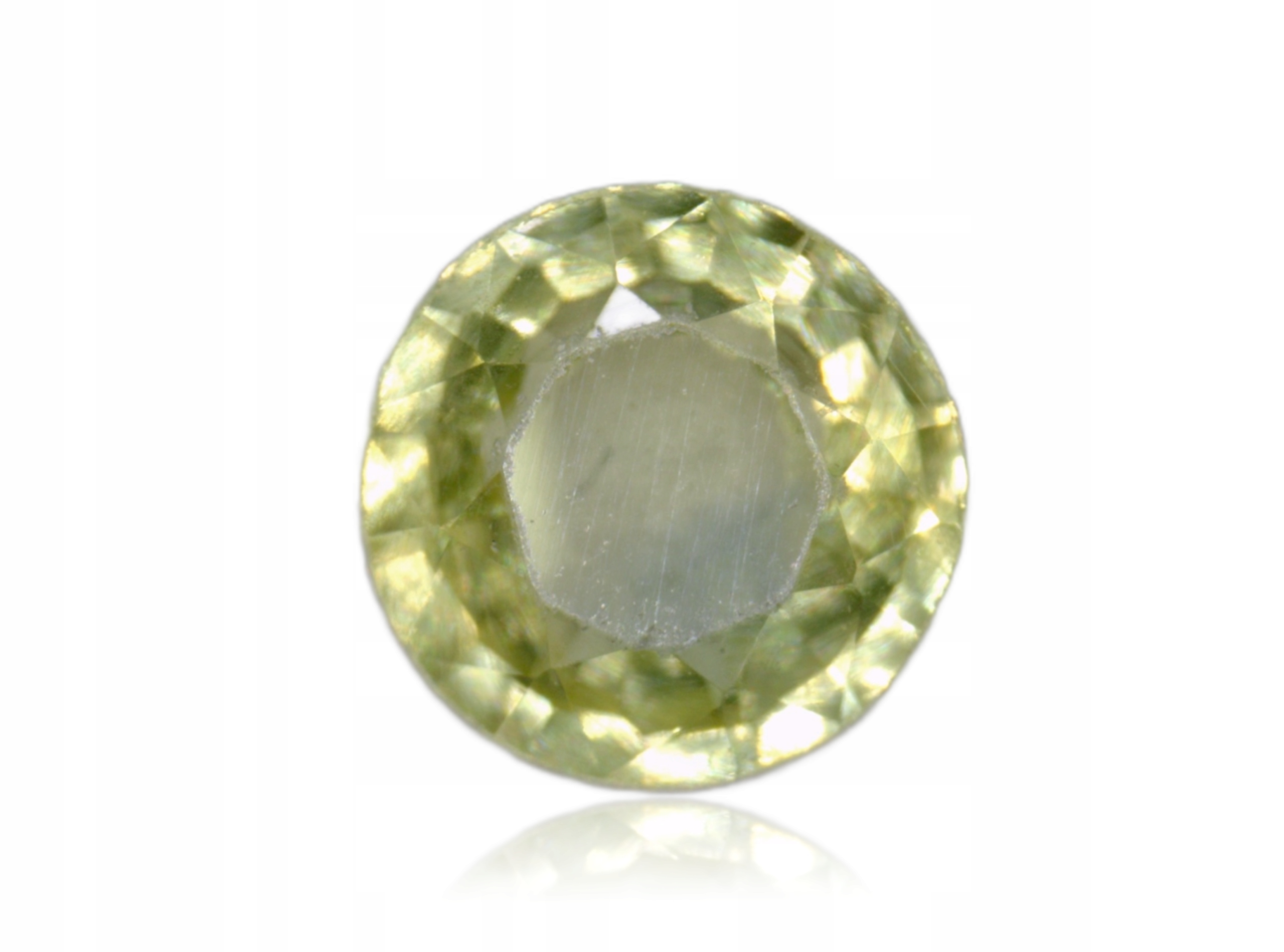 Safír 0.14ct Žlutý Kulatý eCertifikát Wbd