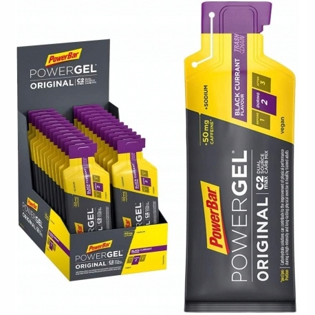 PowerBar PowerGel Original 24x41 Balíček gelů Black Currant Černý rybíz