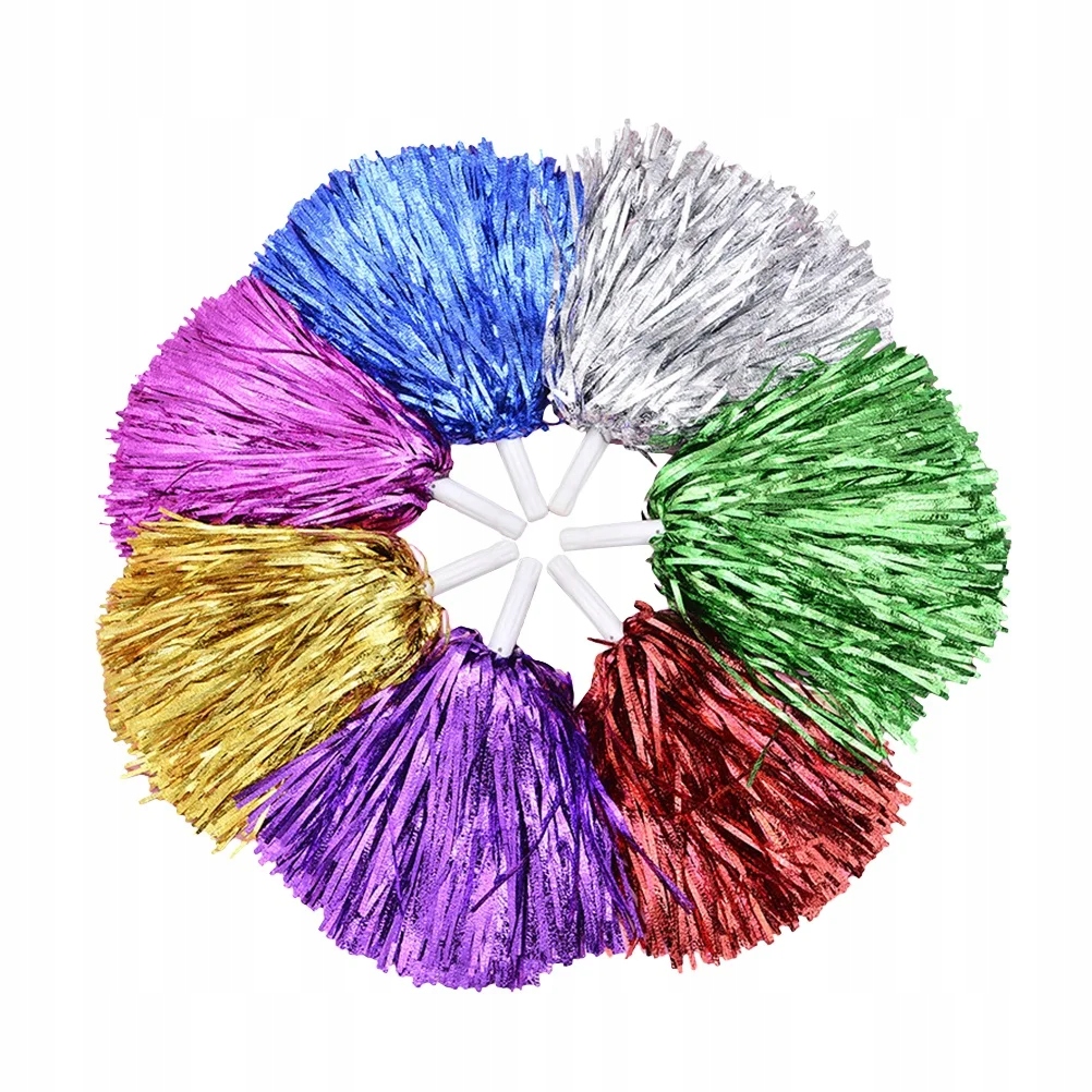 KOLOROWE KULKI POMPON 6 SZT