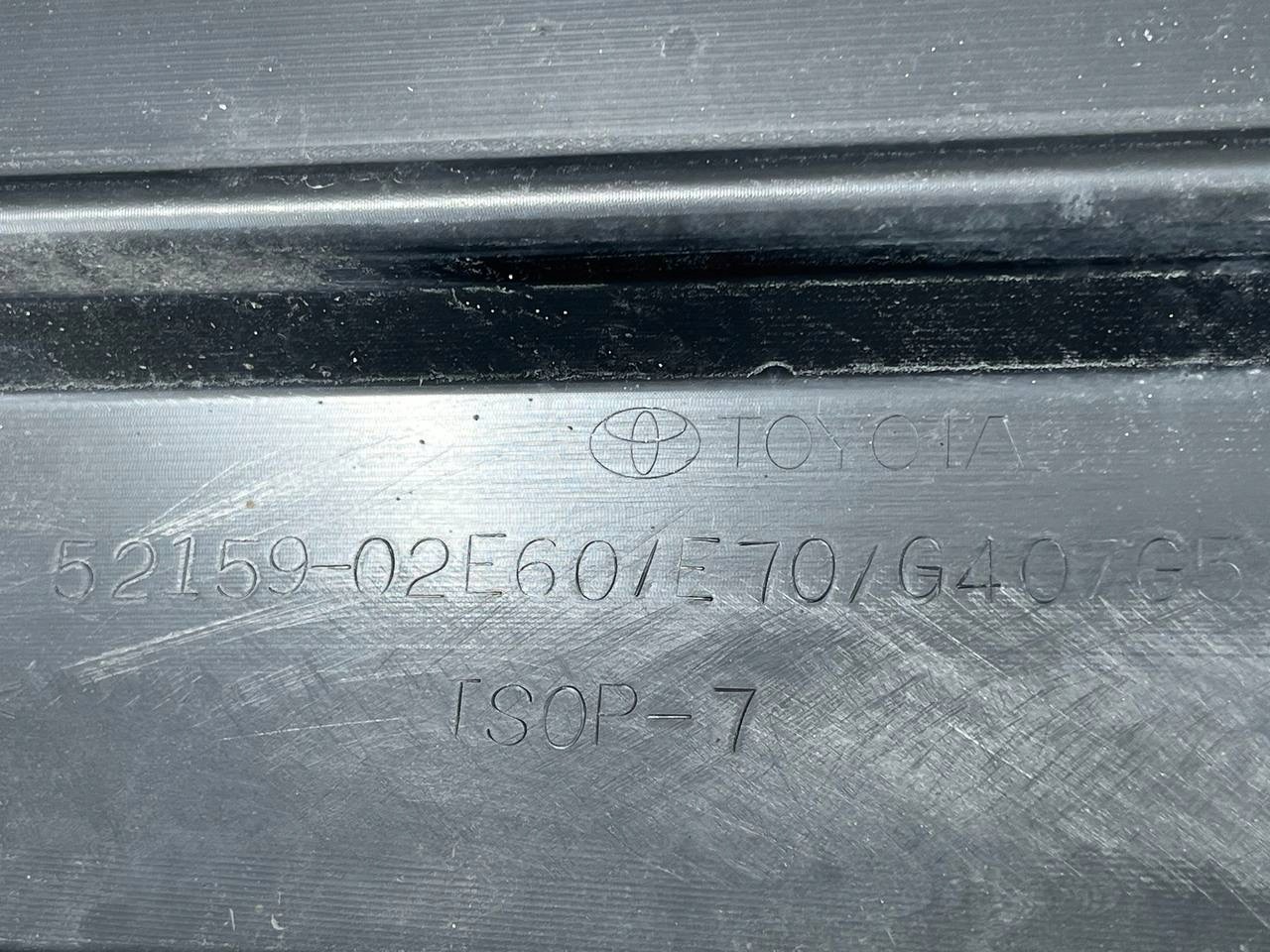 TOYOTA COROLLA E21 sedan 2018-> bumper rear part 52159-02E60