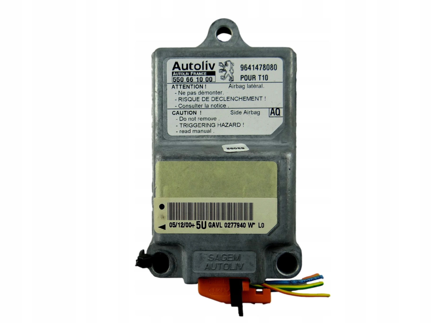 Sensore impatto PEUGEOT 206 9641478080