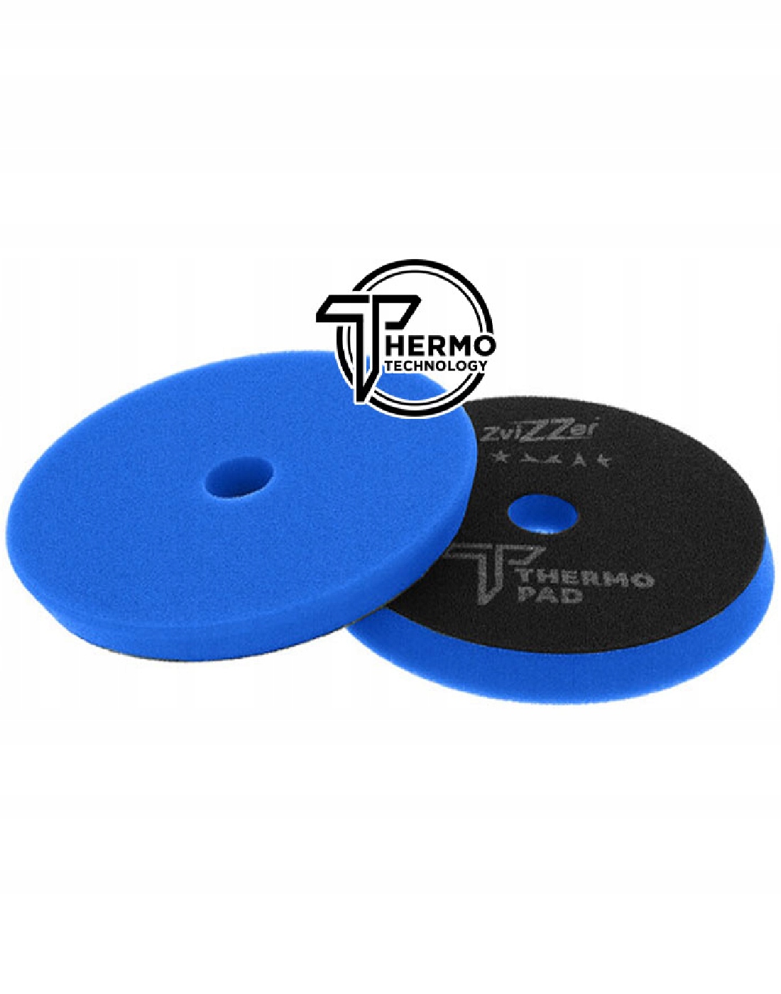 ZviZZer Pro Thermo Pad Blue Medium Cut 160mm Gąbka Polerska Do One Stepa