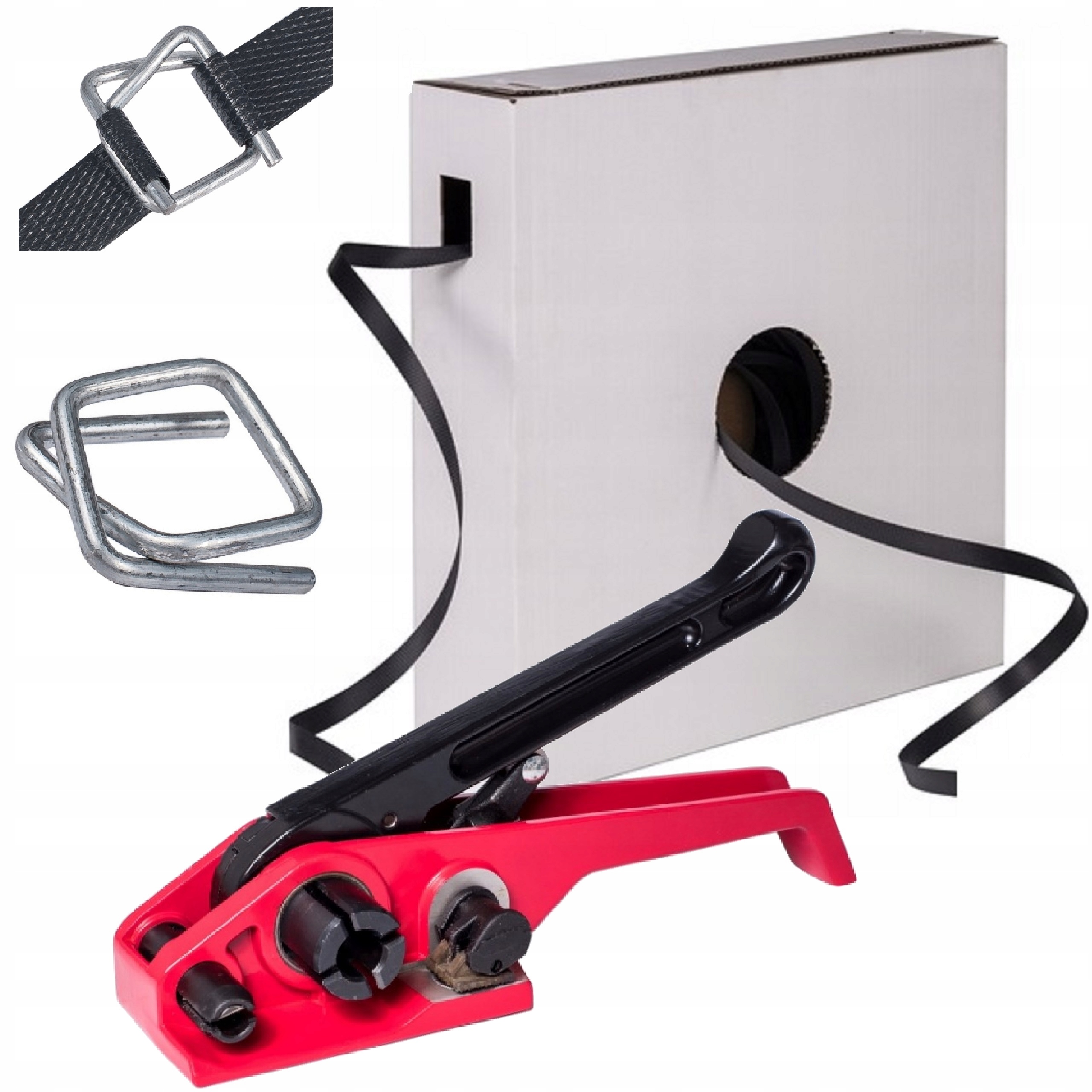 19mm TAŚMA PP bandownica ZESTAW do pakowania palet