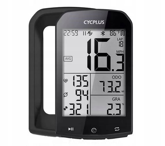 Licznik Rowerowy Bezprzewodowy Cycplus M1 v4.0 Bluetooth 5.0 Ant+ Gps