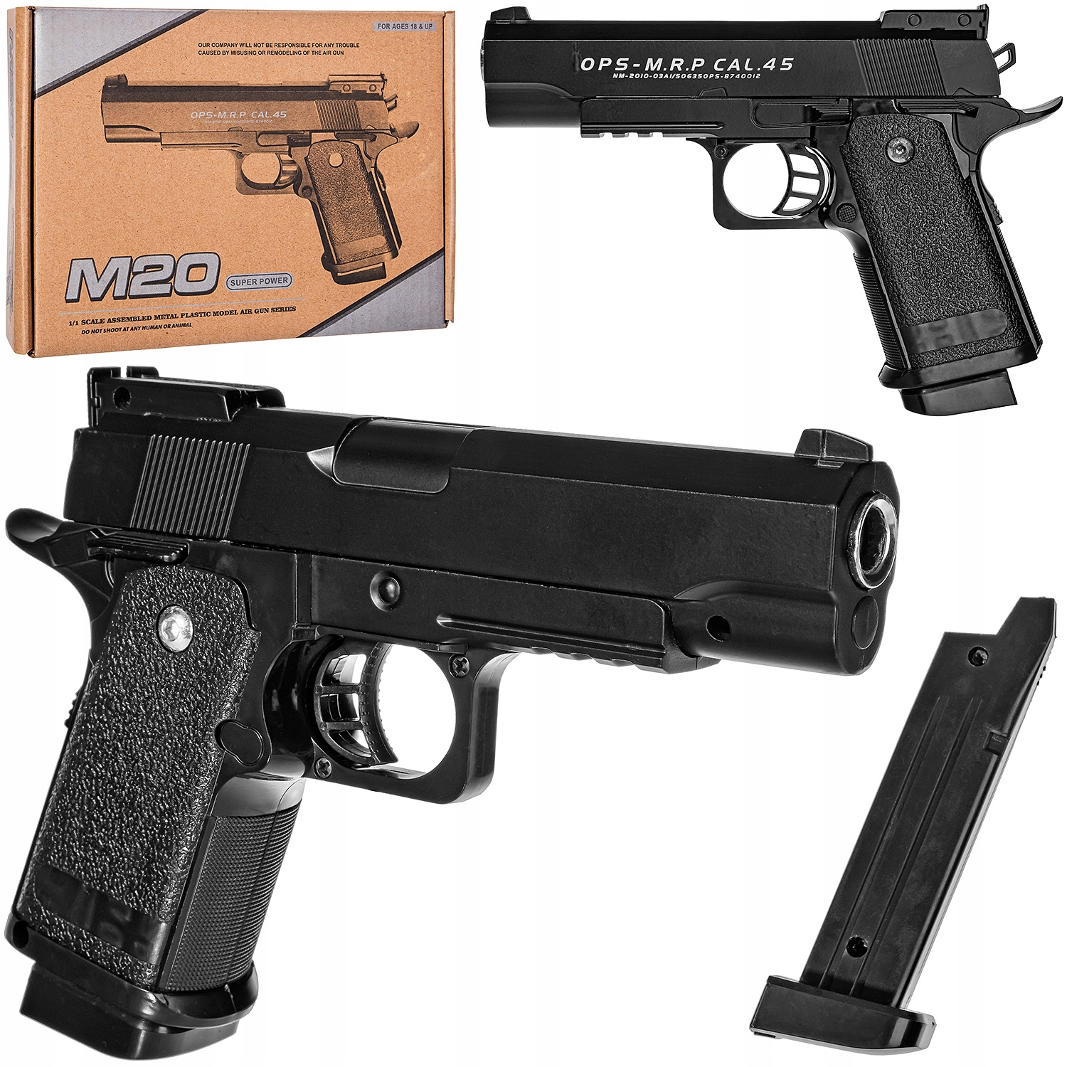 

Metalowy Replika Pistolet Kulki Colt M20 Airsoft