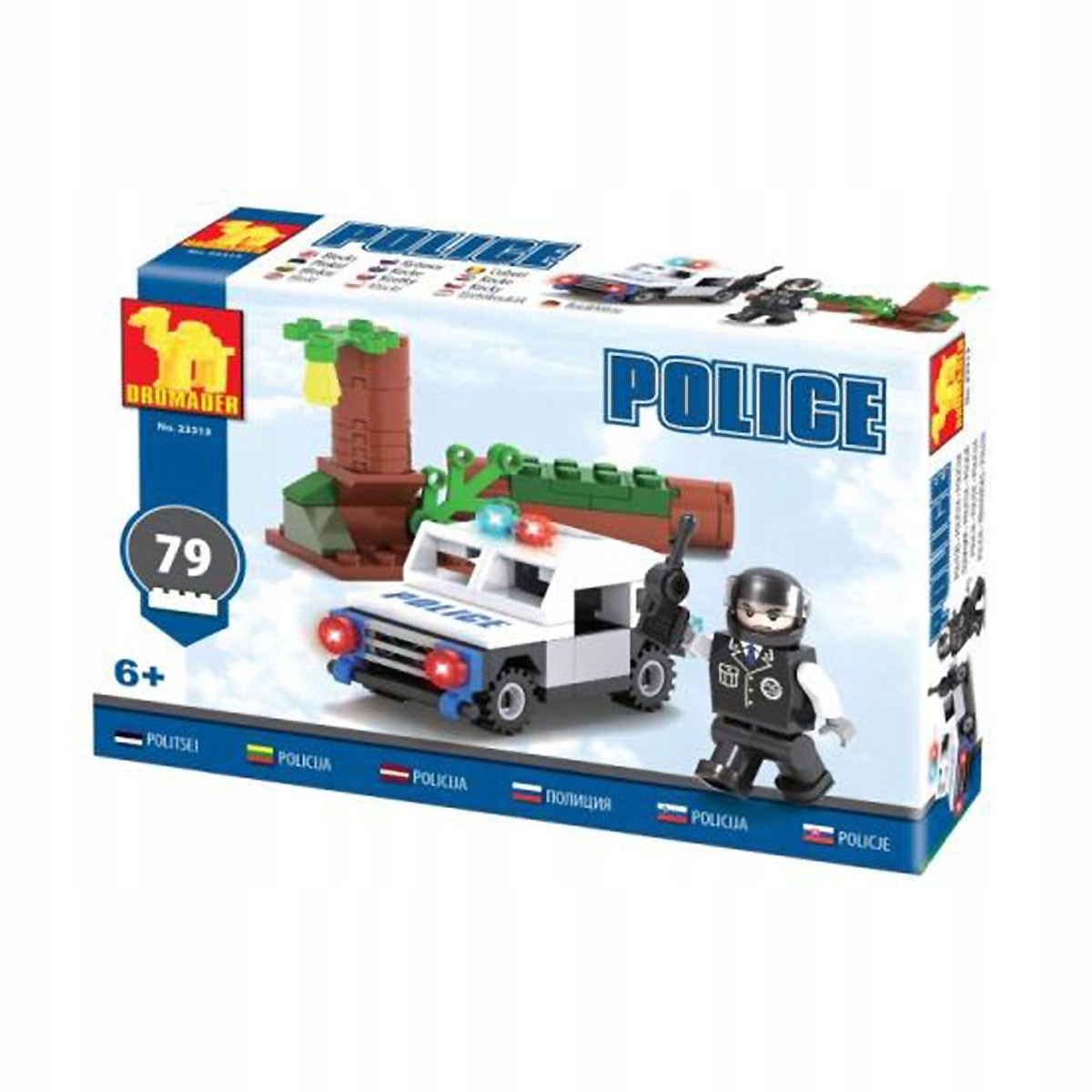 

233138 Dromader Klocki Policja Swat 79 El