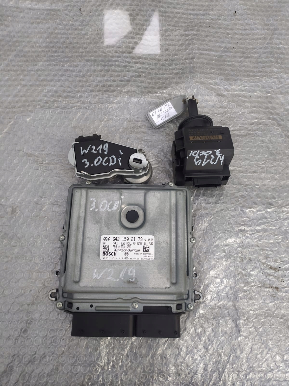 MERCEDES W219 CLS CDI A6421502179 ZESTAW KOMPUTER