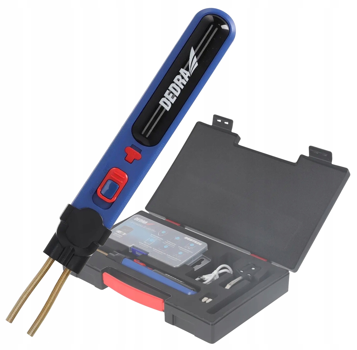 Akumulátorová svářečka svářečka plastů Dedra 4V 550 °C