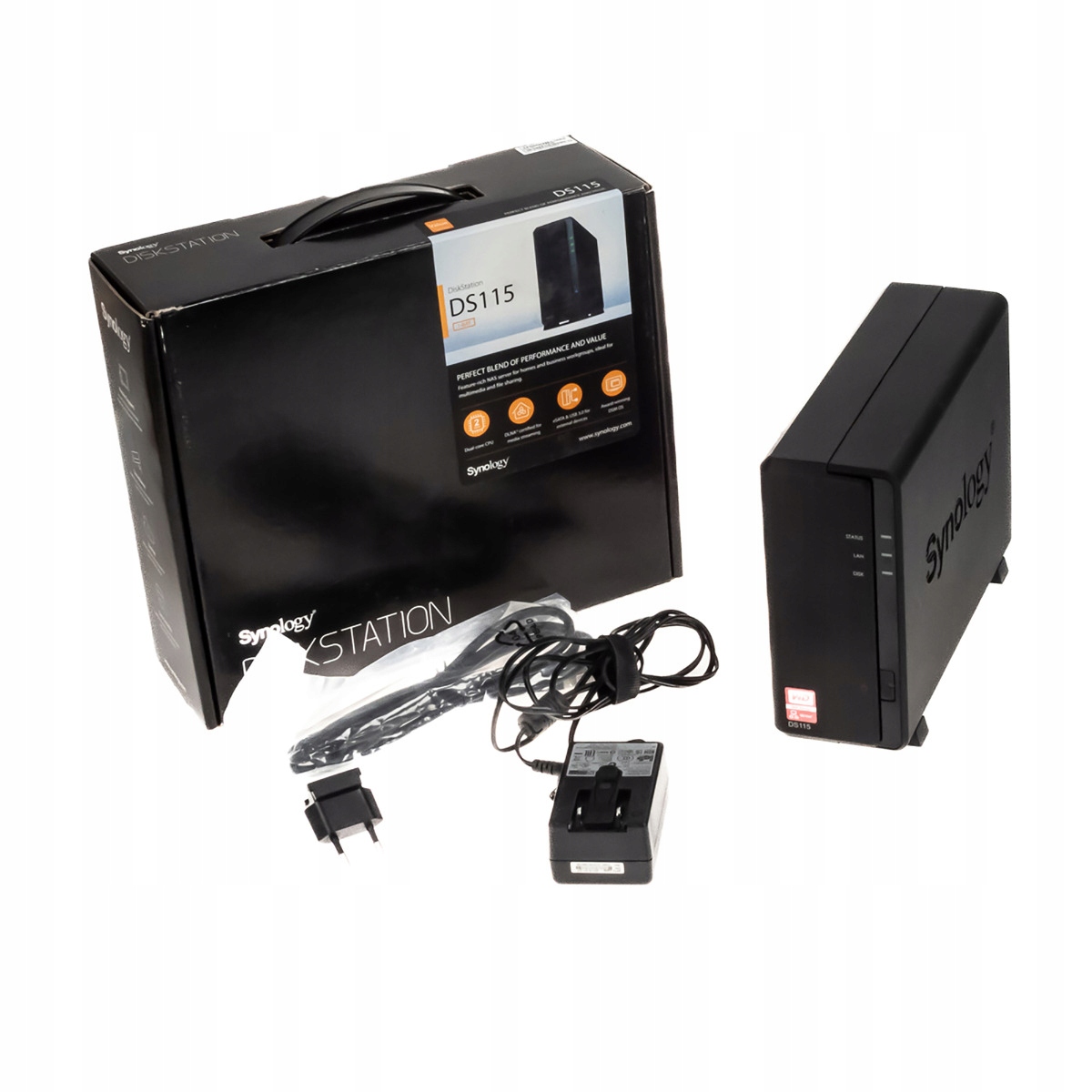 Synology DS115 0GB Nas Marvell Armada 375 800MHz 512MB DDR3